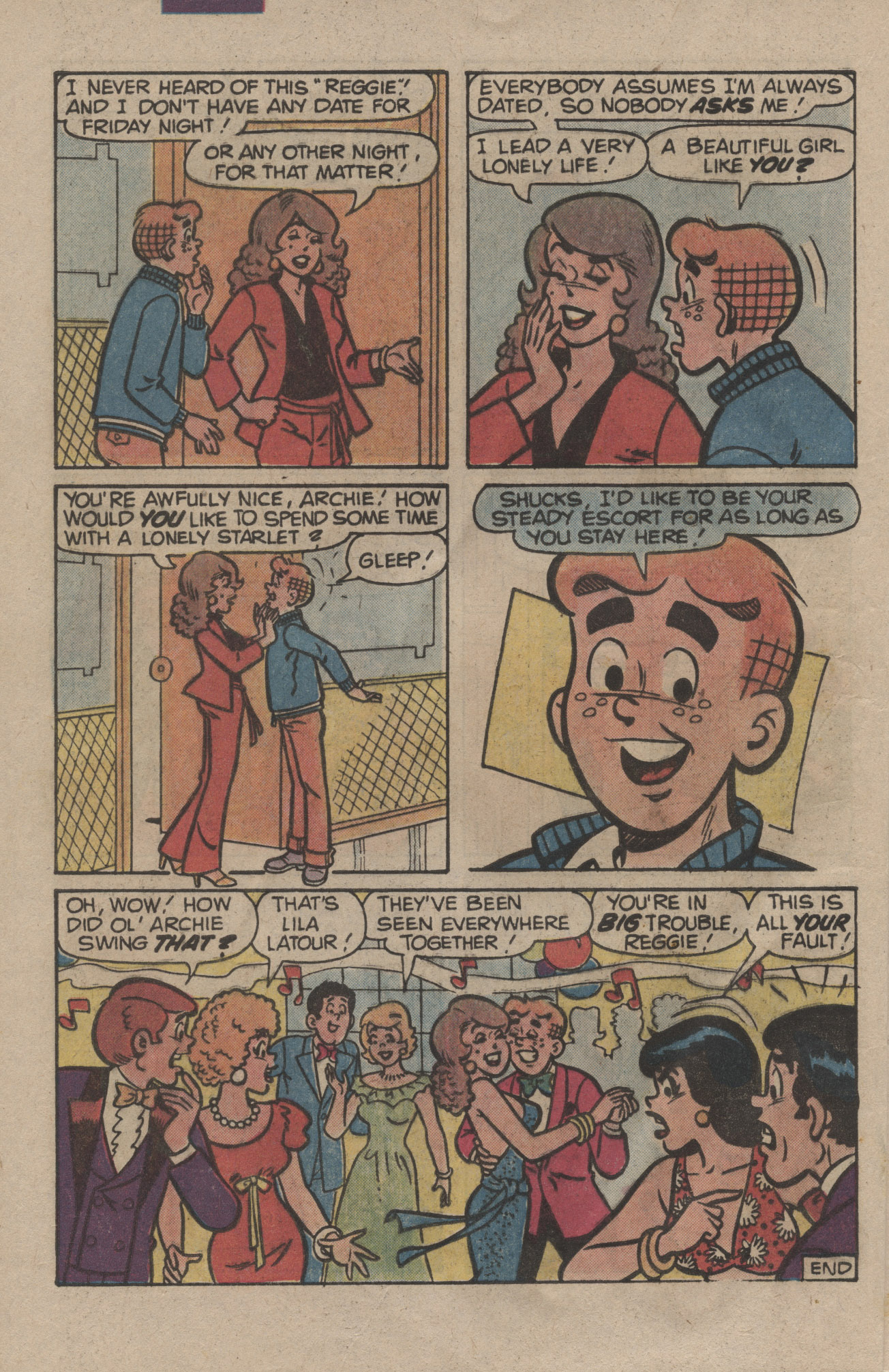 Read online Reggie and Me (1966) comic -  Issue #123 - 8