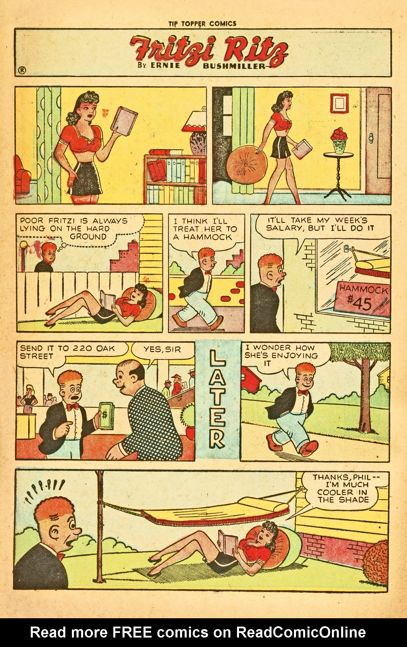 Read online Tip Topper Comics comic -  Issue #18 - 22