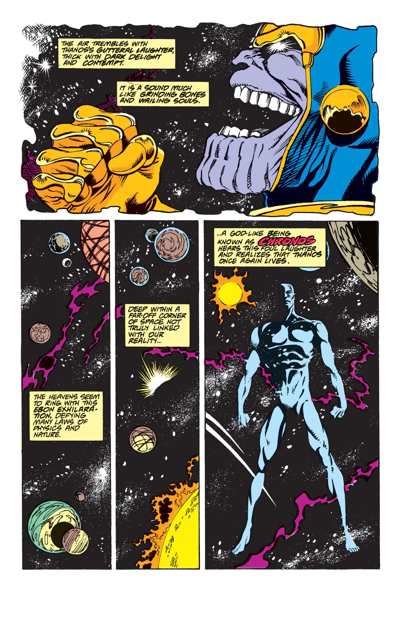 Read online Silver Surfer (1987) comic -  Issue # _TPB Silver Surfer - Rebirth of Thanos (Part 1) - 42