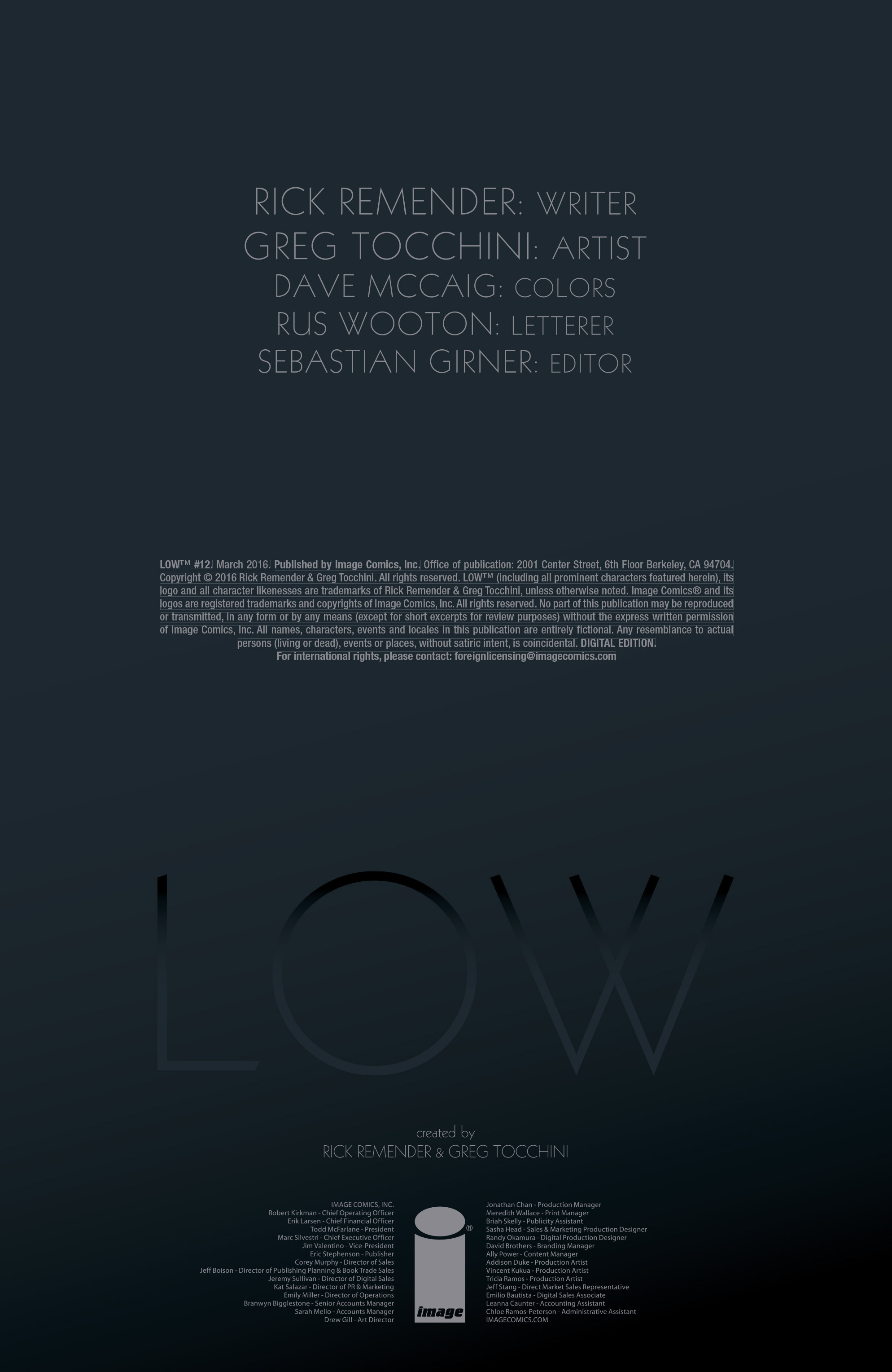 Read online Low comic -  Issue #12 - 22