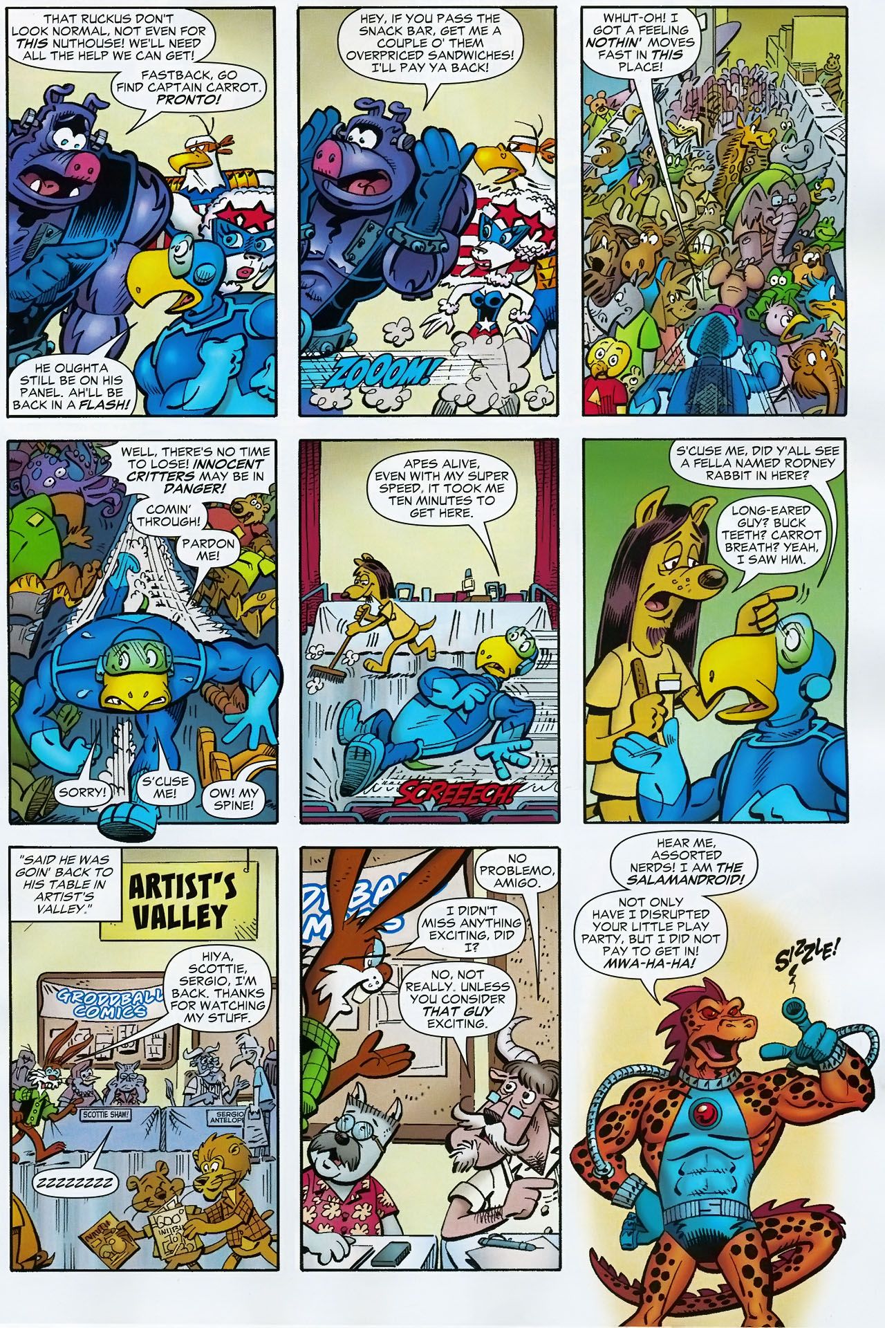 Read online Captain Carrot and the Final Ark comic -  Issue #1 - 6
