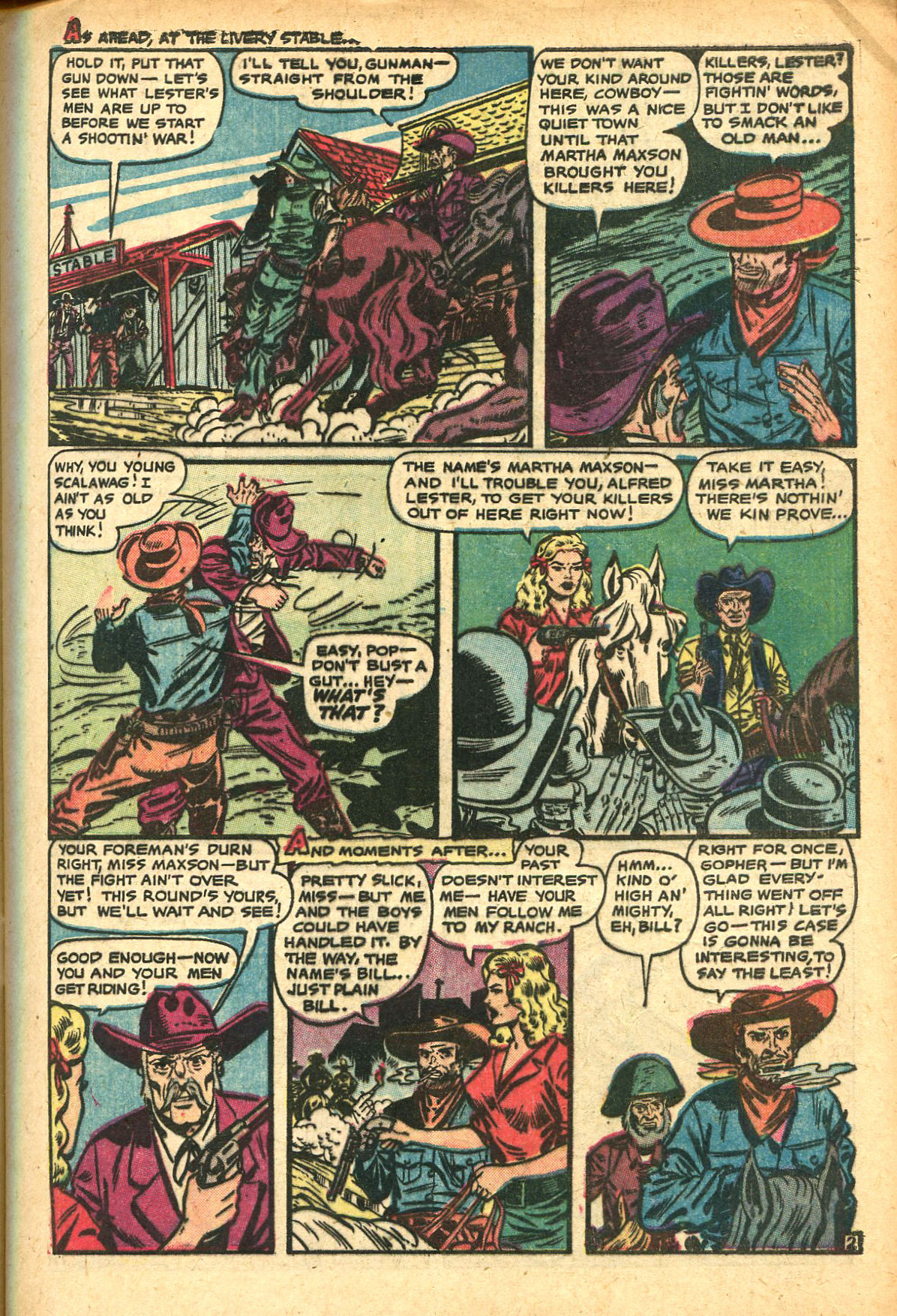 Read online Cowgirl Romances (1950) comic -  Issue #7 - 5