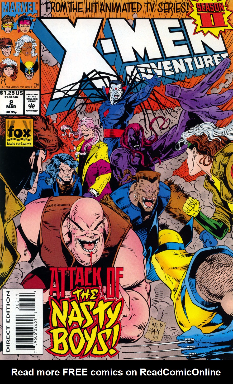 X-Men Adventures (1994) Issue #2 #2 - English 1