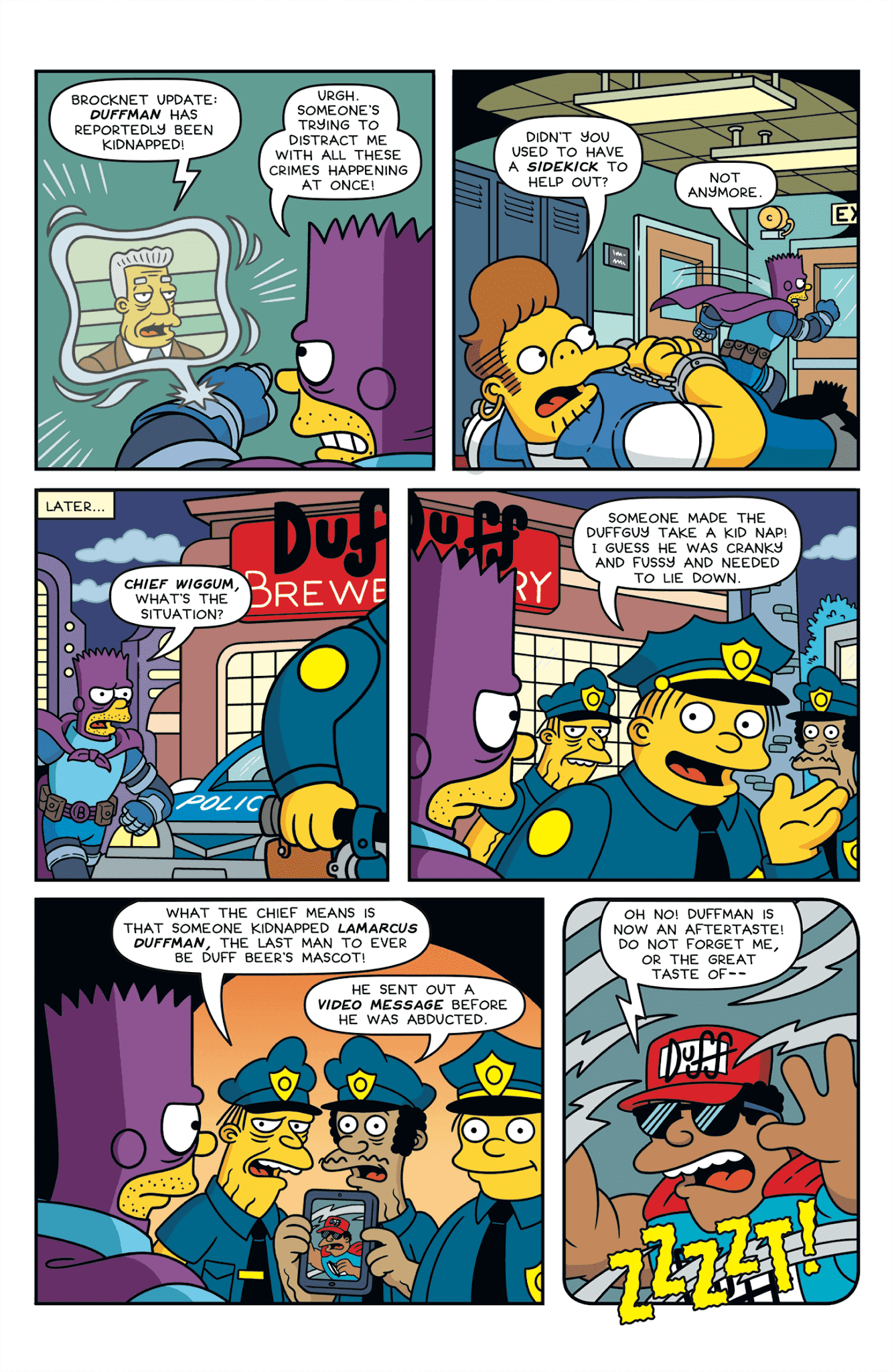 Read online Simpsons One-Shot Wonders: Bartman Spectacularly Super Secret Saga comic -  Issue #1 - 4