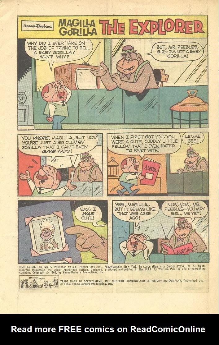 Read online Magilla Gorilla (1964) comic -  Issue #5 - 3