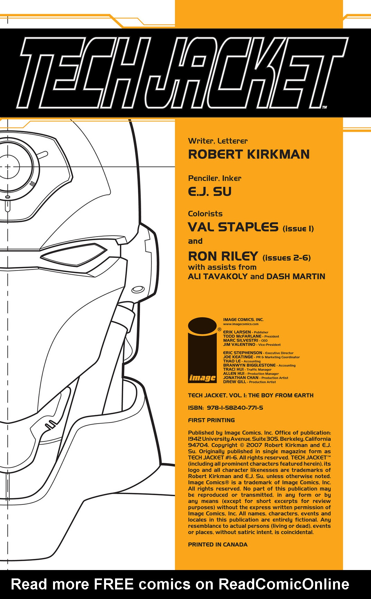 Read online Tech Jacket (2002) comic -  Issue # TPB 1 - 4