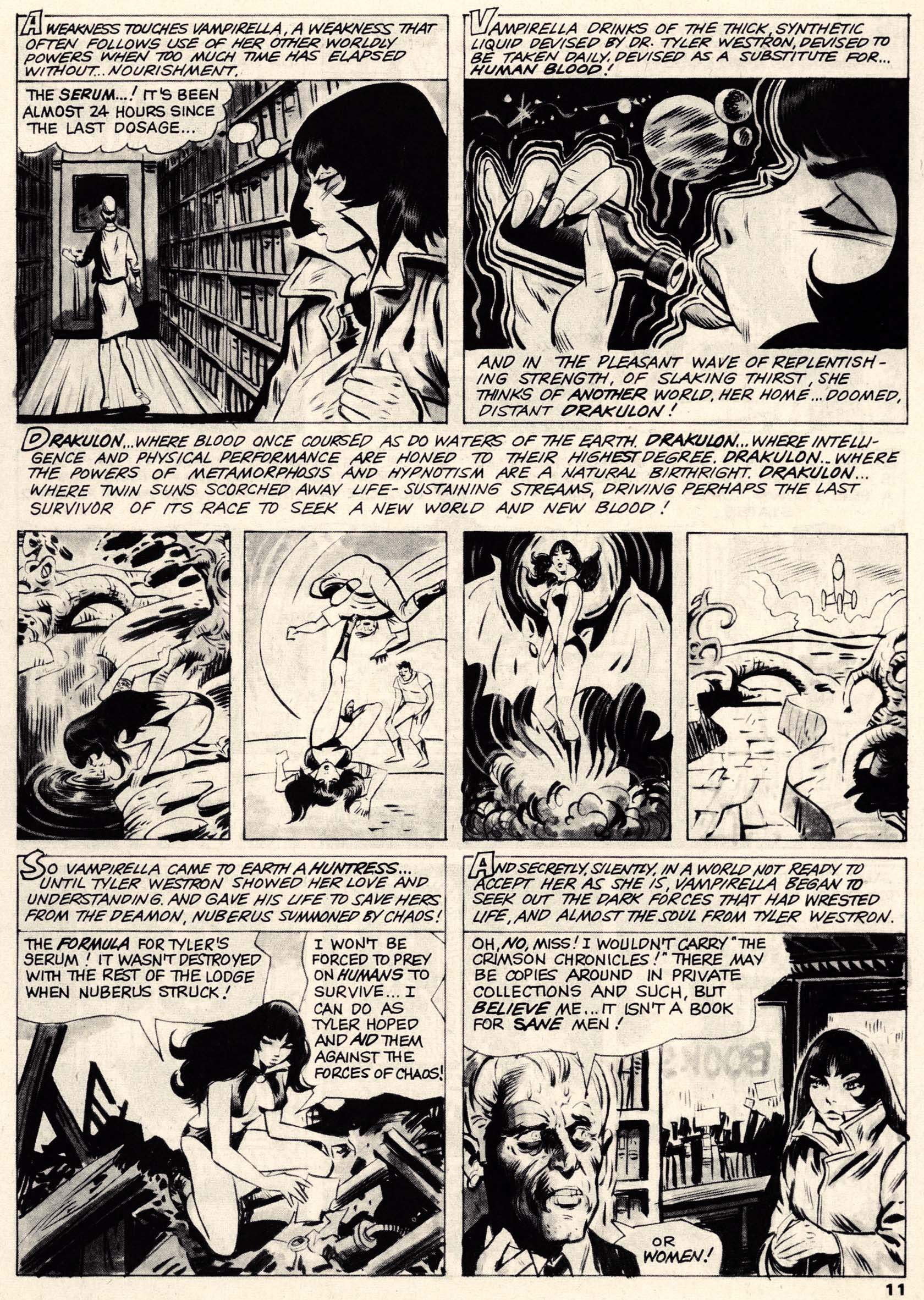 Read online Vampirella (1969) comic -  Issue #9 - 11
