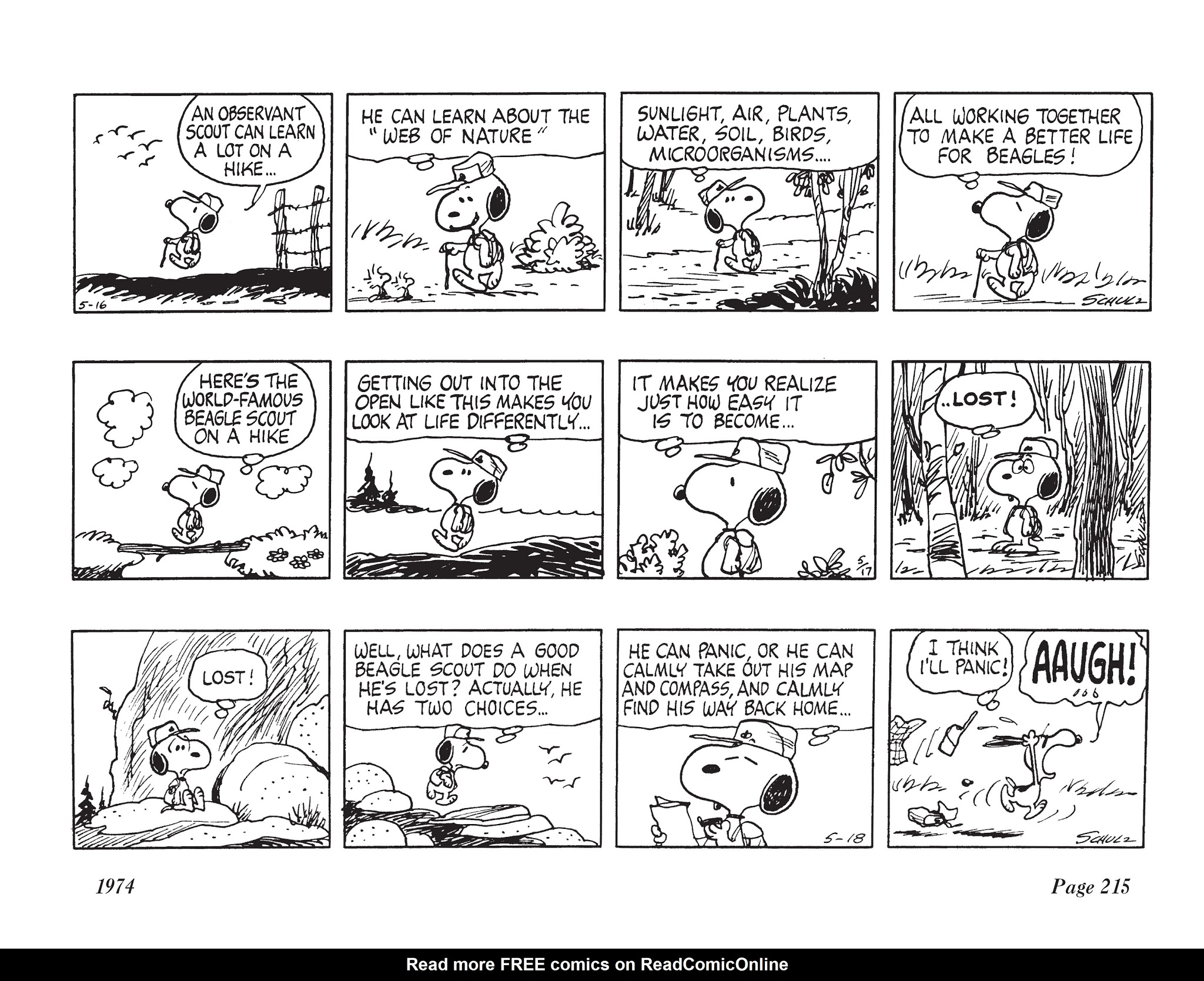 Read online The Complete Peanuts comic -  Issue # TPB 12 - 229
