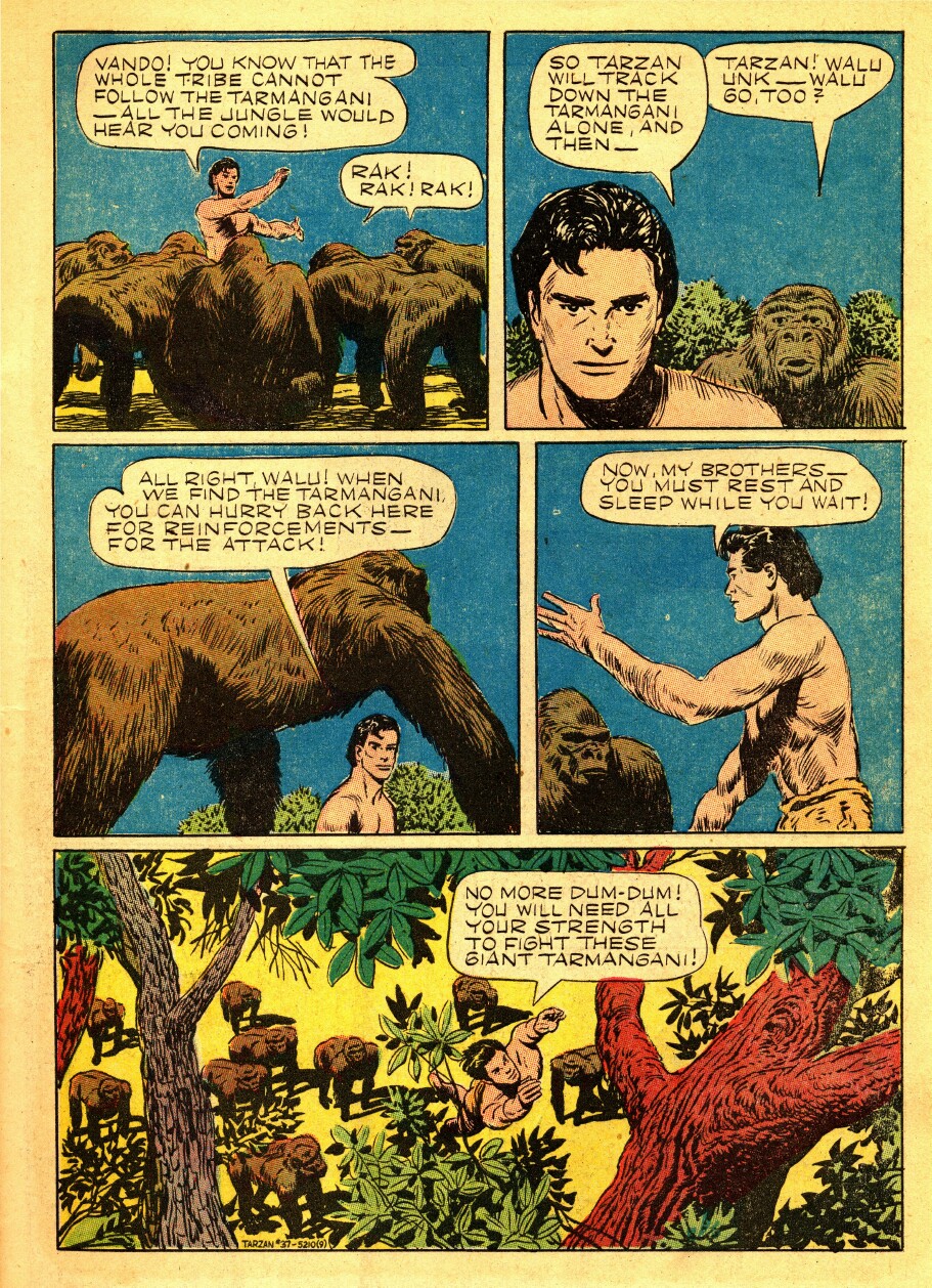 Read online Tarzan (1948) comic -  Issue #37 - 11