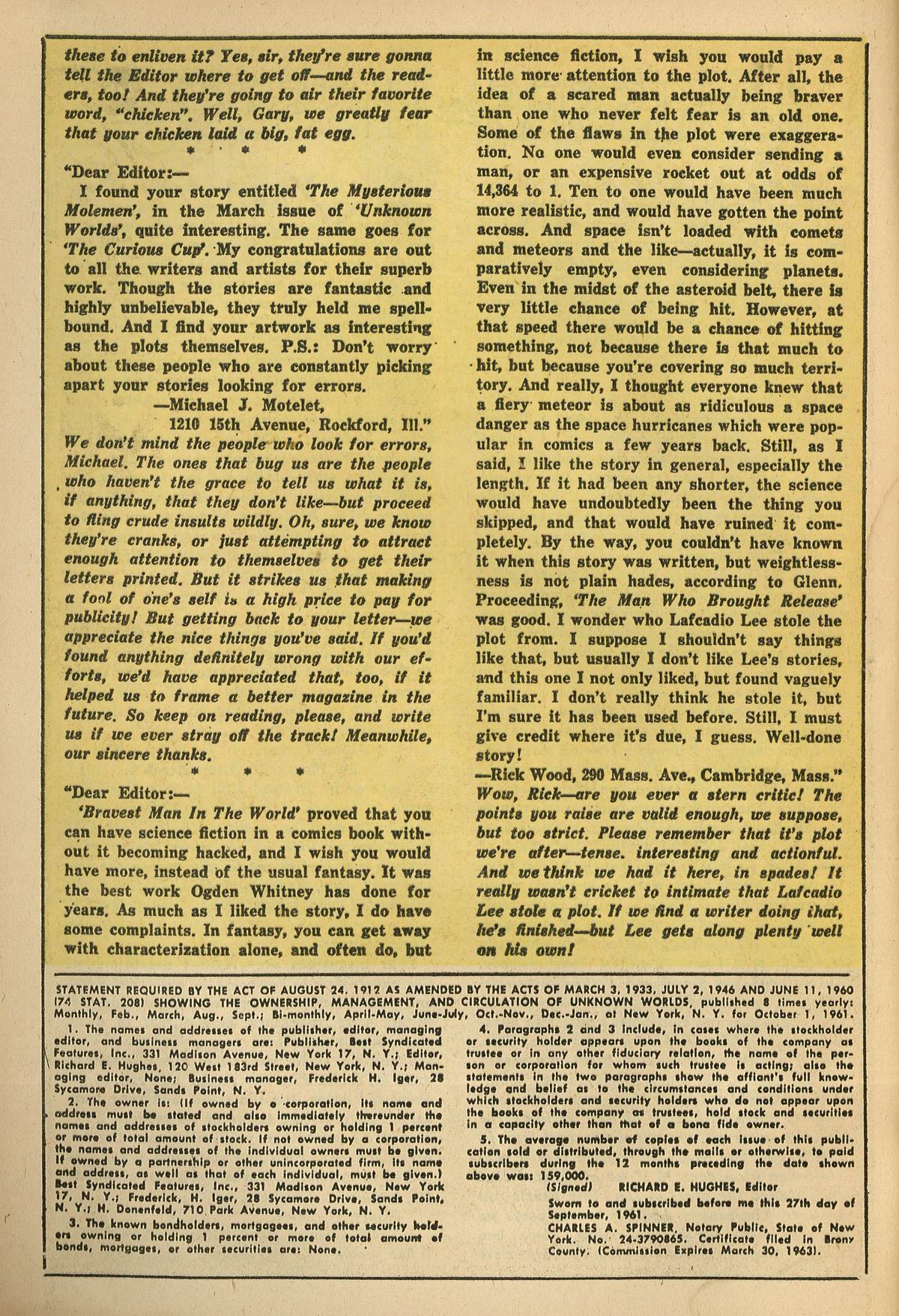 Read online Unknown Worlds comic -  Issue #17 - 16
