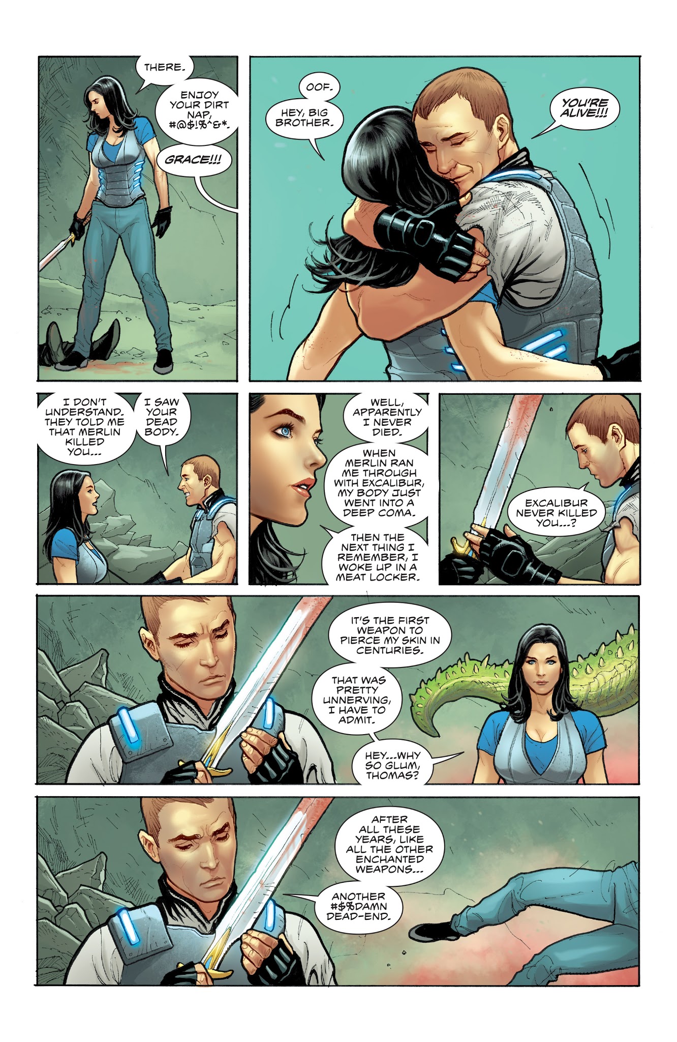 Read online Skybourne comic -  Issue #5 - 19