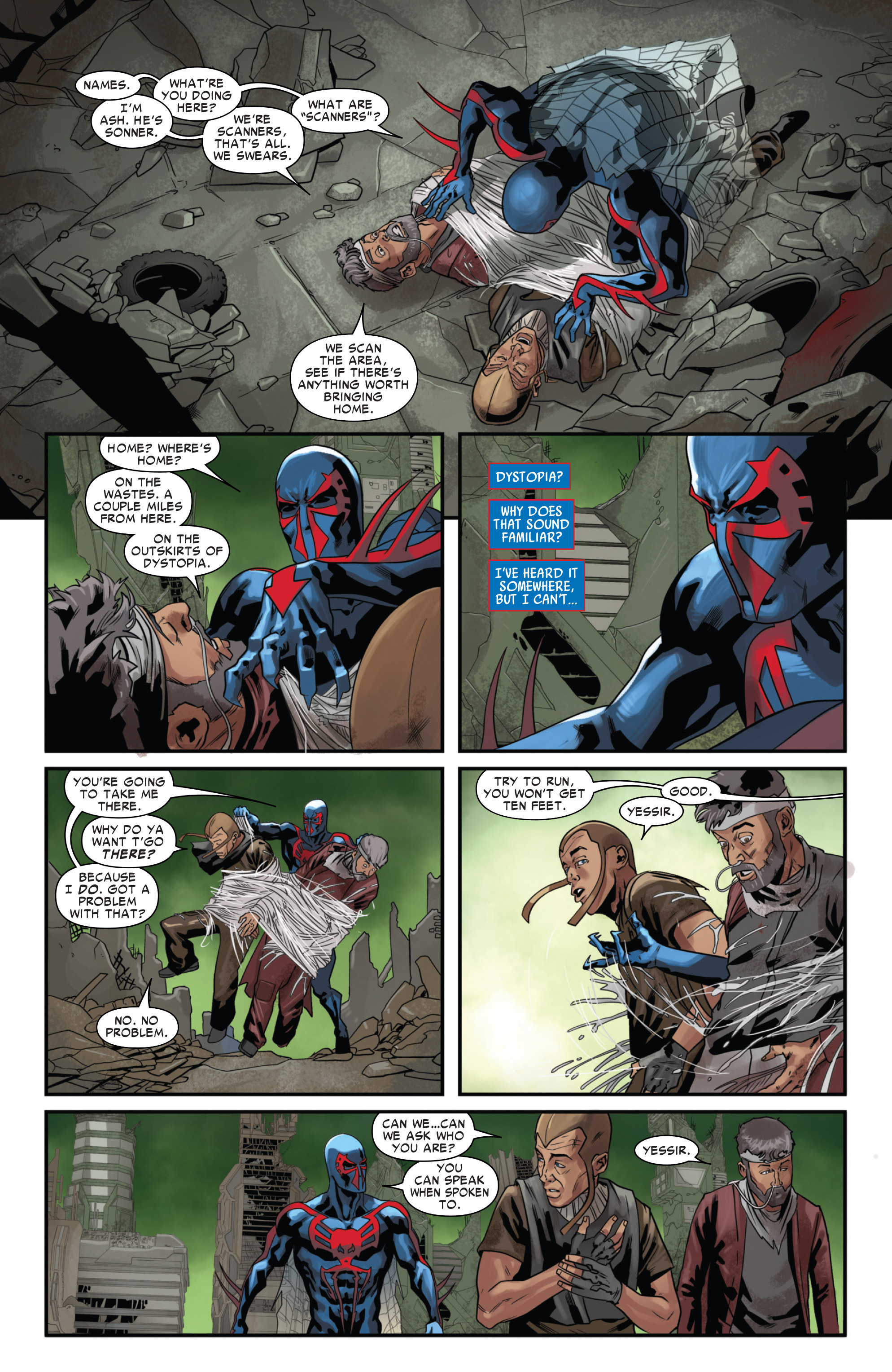 Read online Spider-Man 2099 (2014) comic -  Issue #9 - 7