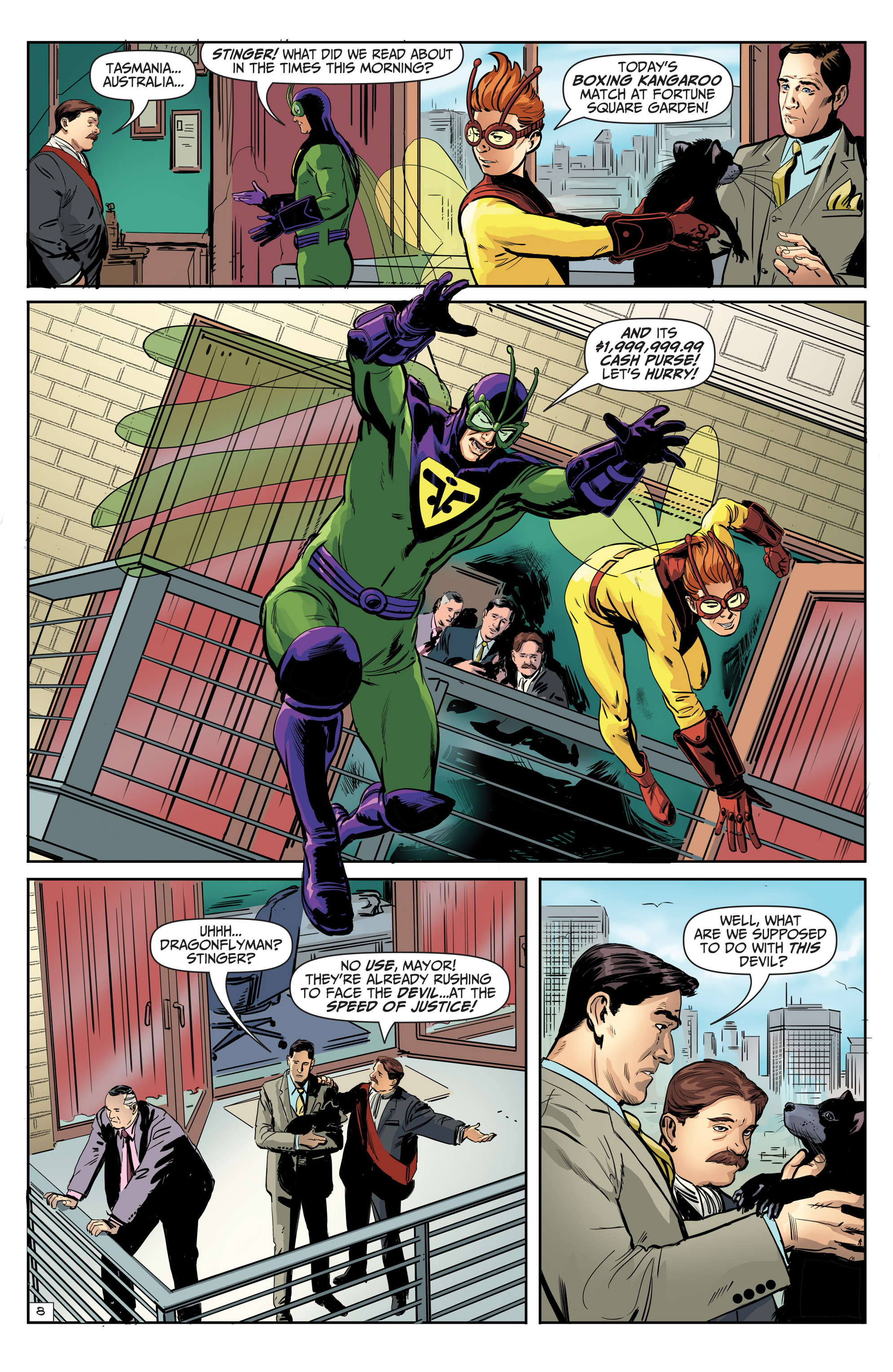Read online Dragonfly & Dragonflyman comic -  Issue #1 - 10