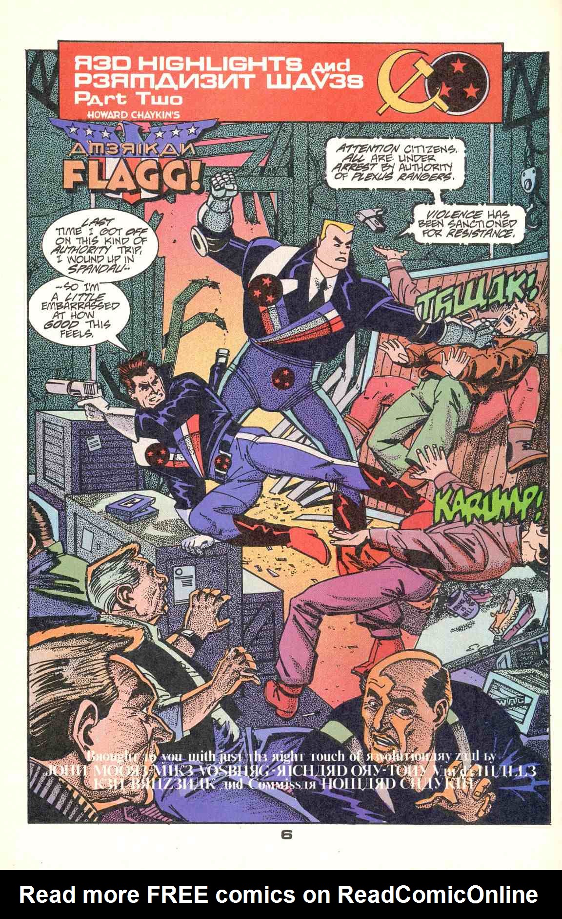 Read online Howard Chaykin's American Flagg comic -  Issue #6 - 8