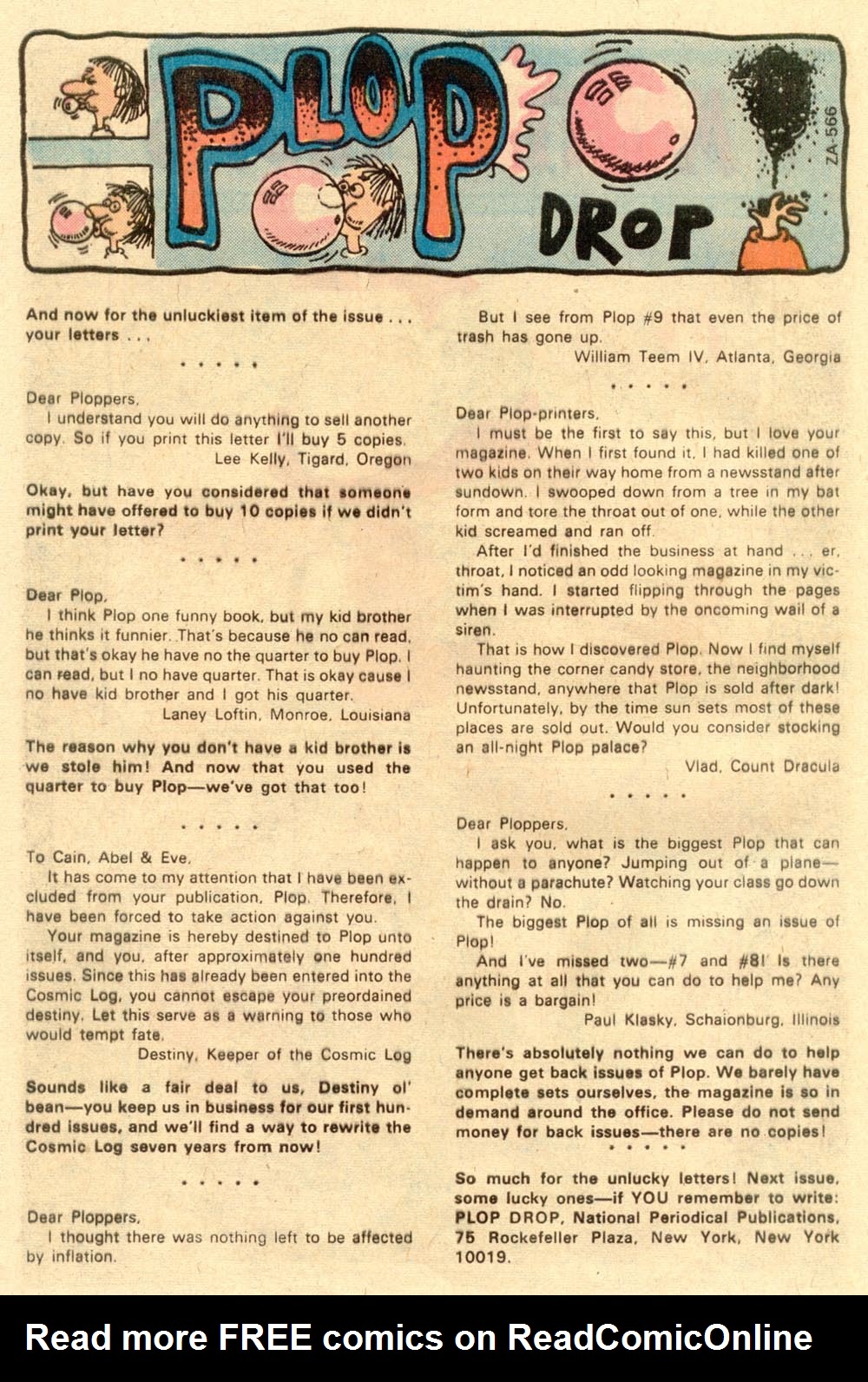 Read online Plop! comic -  Issue #13 - 27