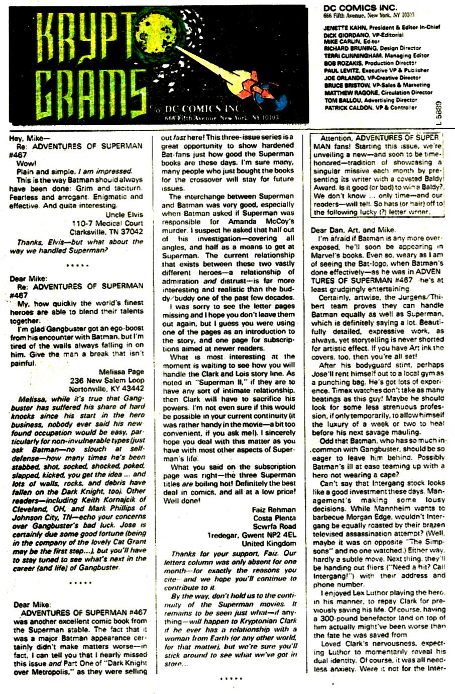 Read online Adventures of Superman (1987) comic -  Issue #471 - 24