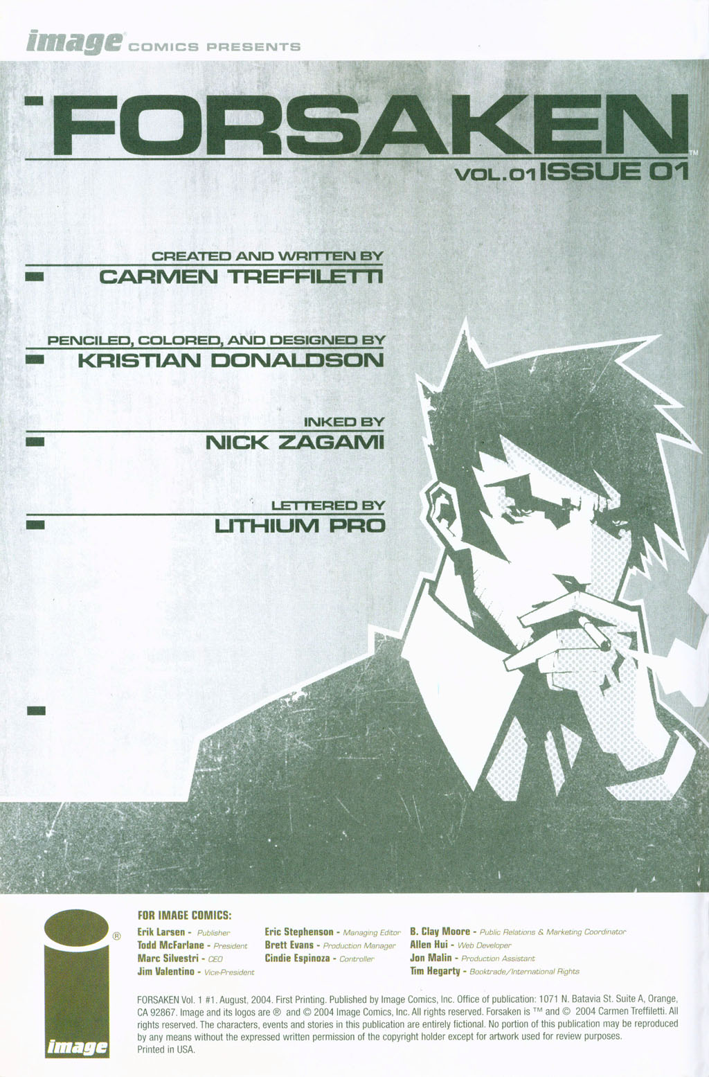 Read online Forsaken comic -  Issue #1 - 2