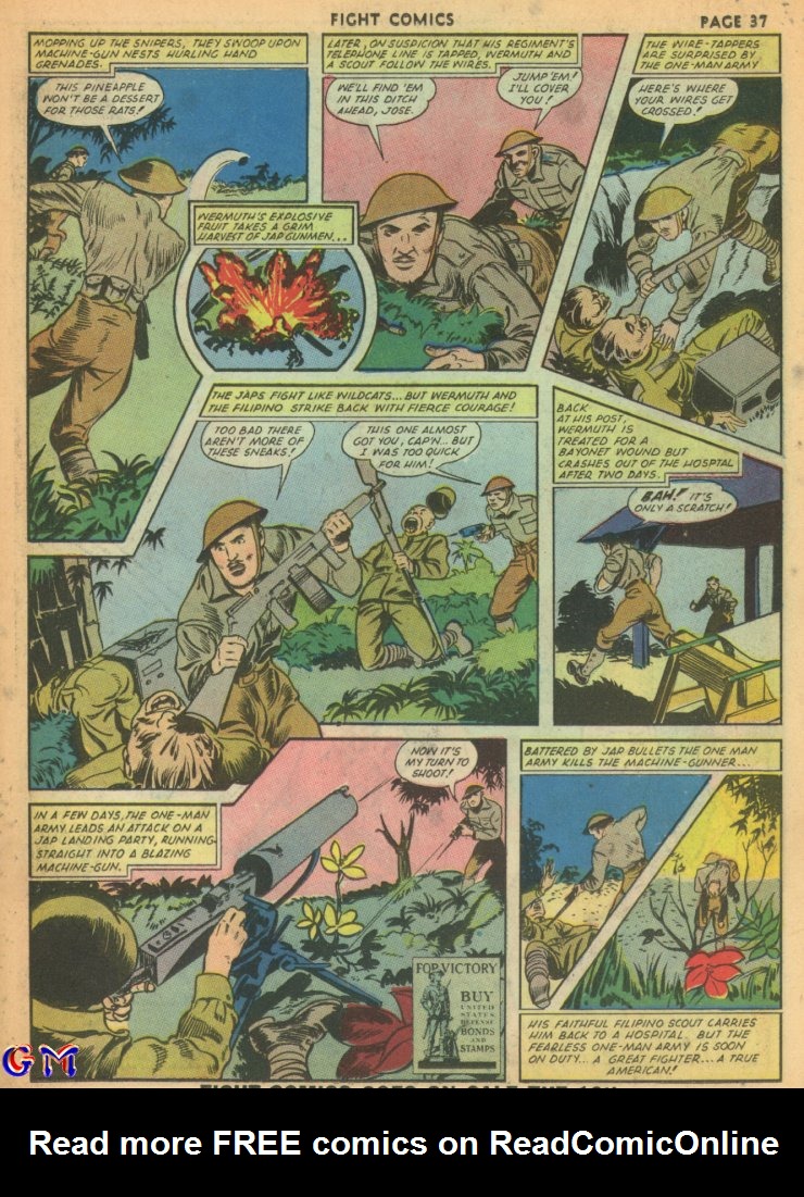 Read online Fight Comics comic -  Issue #20 - 38