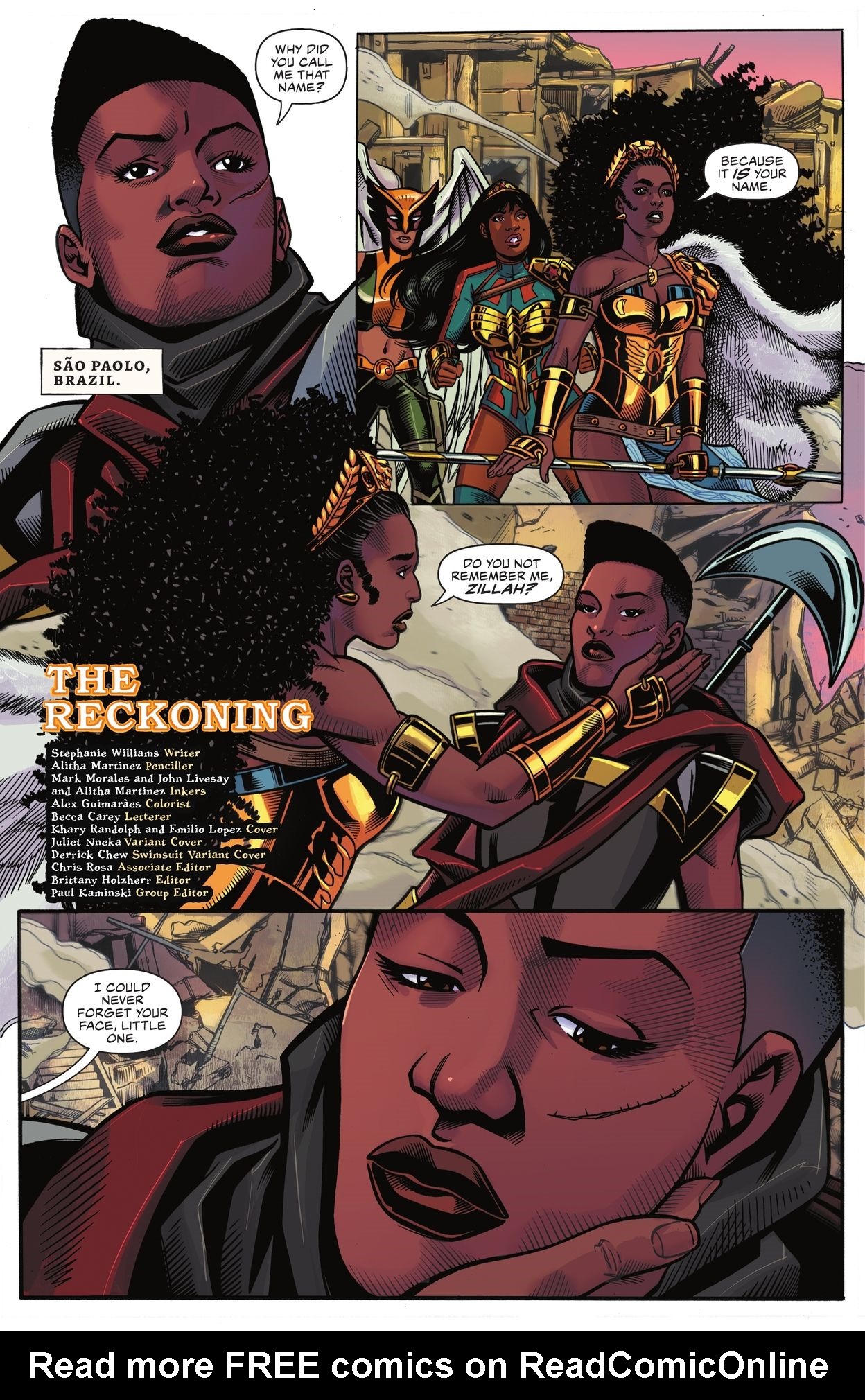Read online Nubia: Queen of the Amazons comic -  Issue #3 - 3