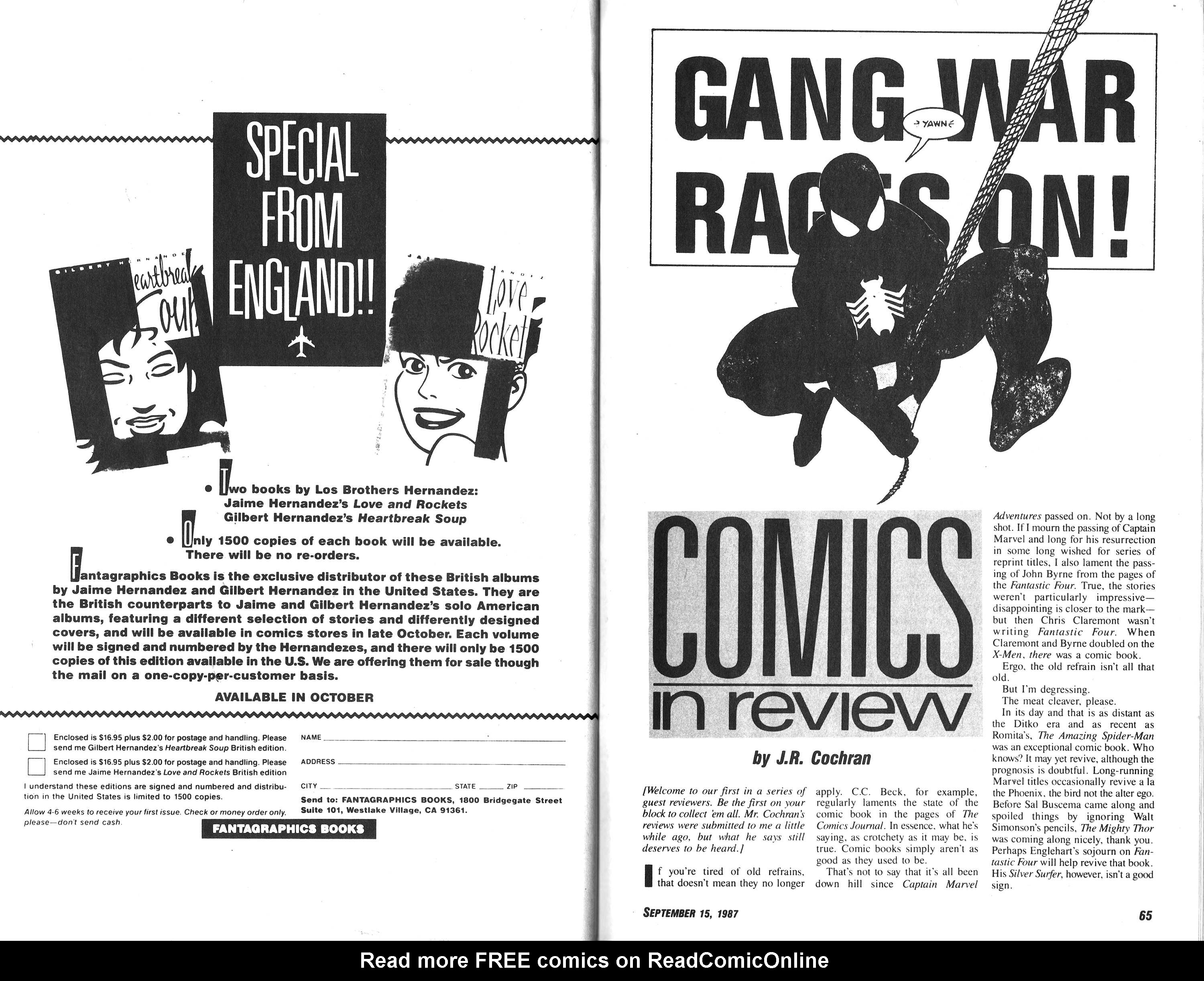 Read online Amazing Heroes comic -  Issue #125 - 33