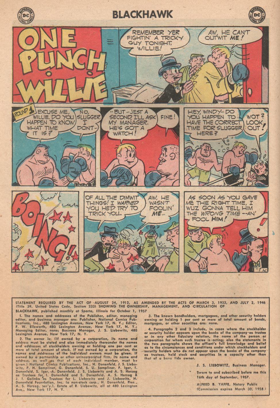 Read online Blackhawk (1957) comic -  Issue #121 - 12