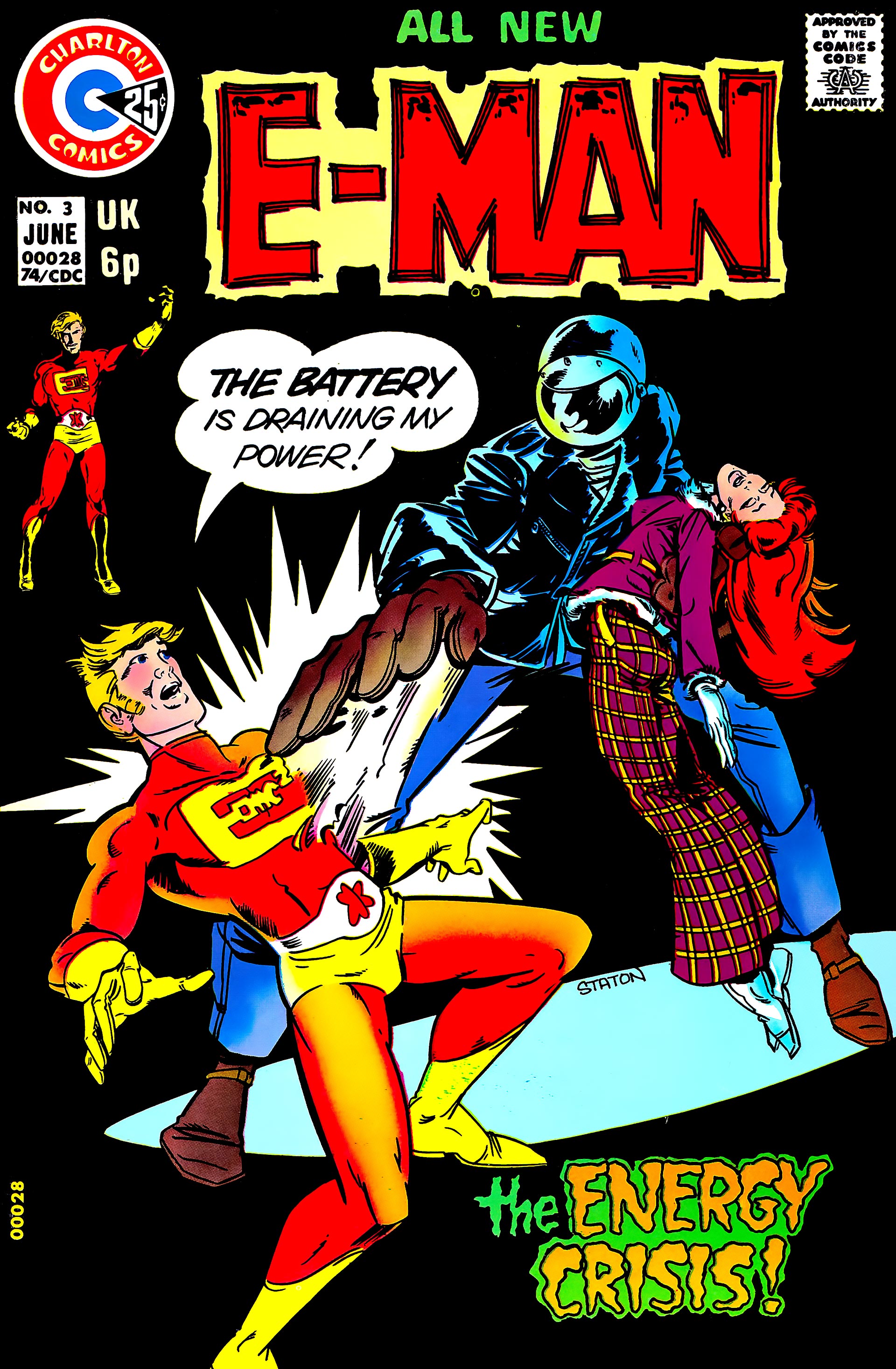 Read online E-Man (1973) comic -  Issue #3 - 1