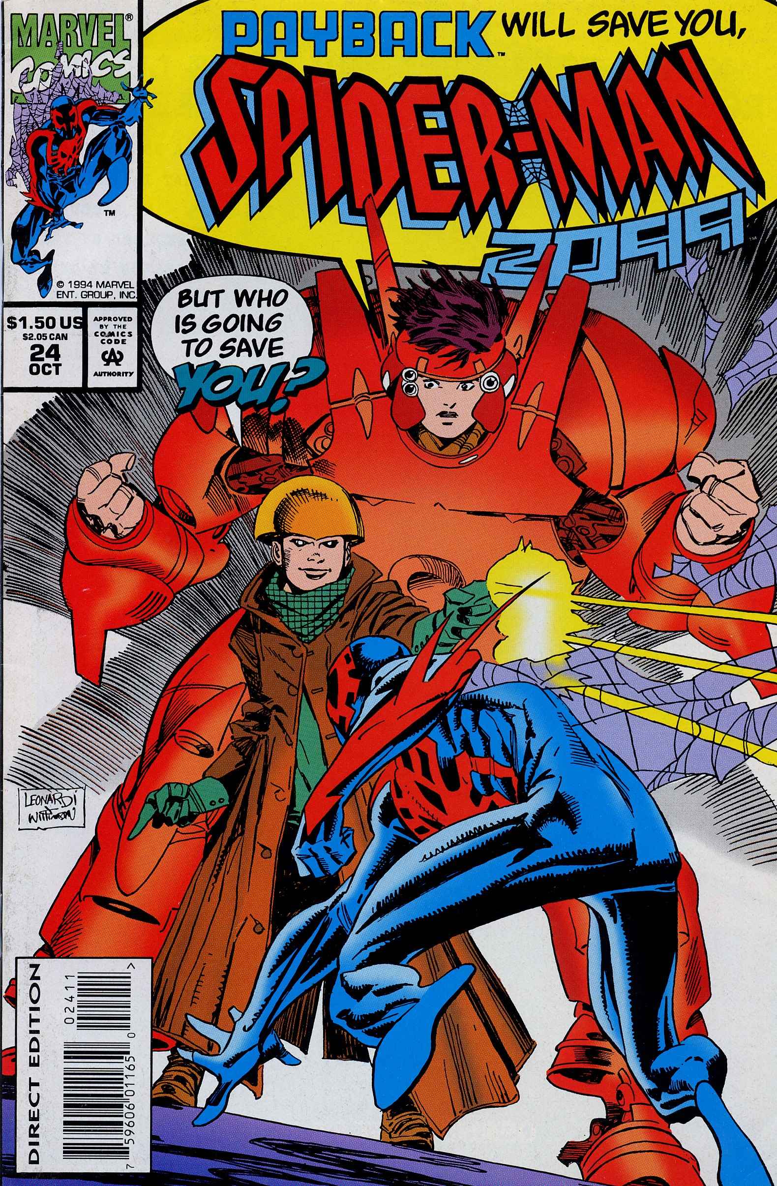Read online Spider-Man 2099 (1992) comic -  Issue #24 - 1