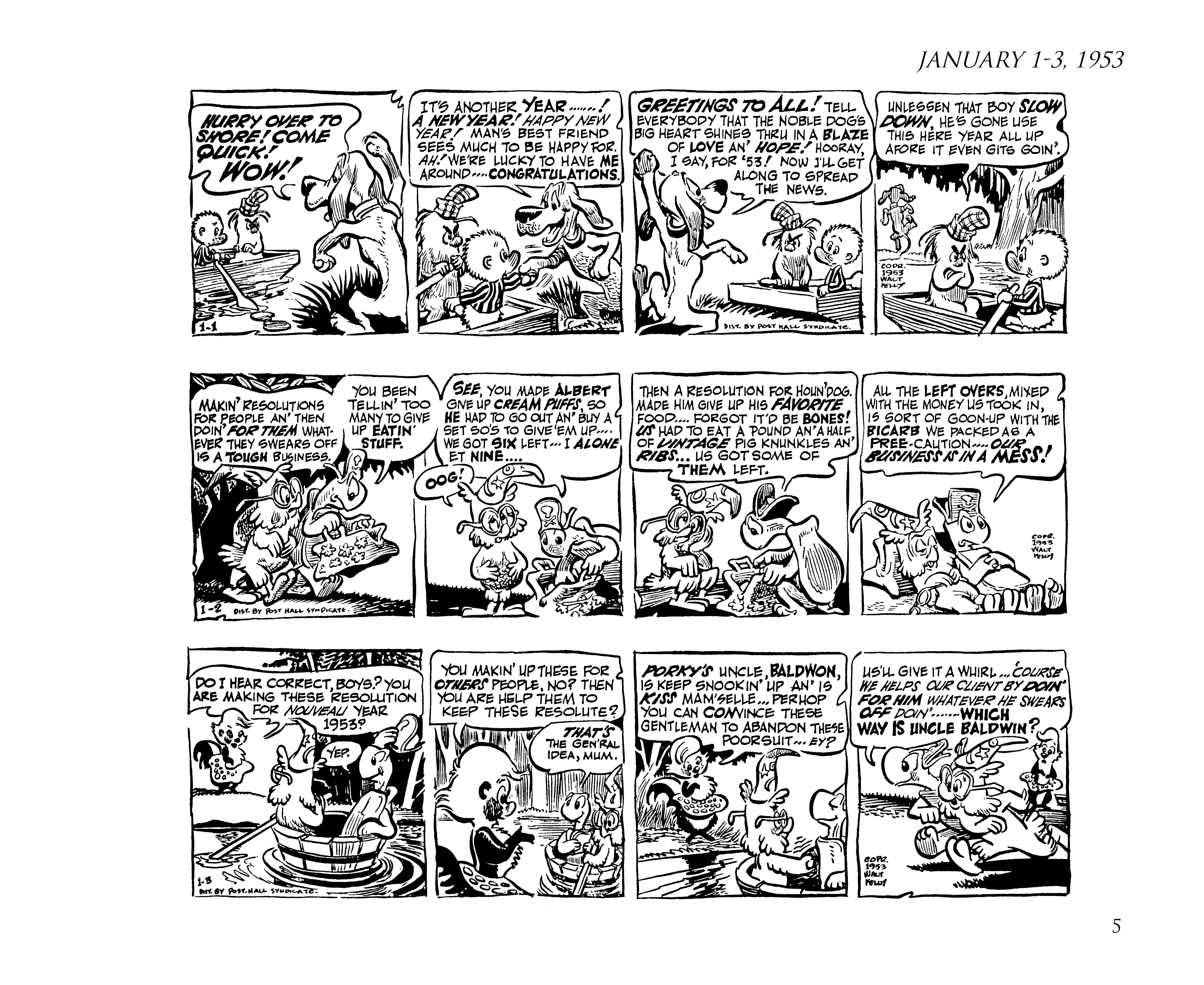 Read online Pogo by Walt Kelly: The Complete Syndicated Comic Strips comic -  Issue # TPB 3 (Part 1) - 17