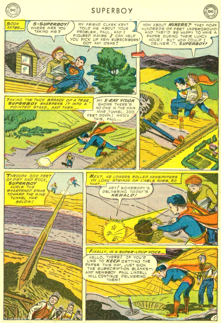 Read online Superboy (1949) comic -  Issue #31 - 16