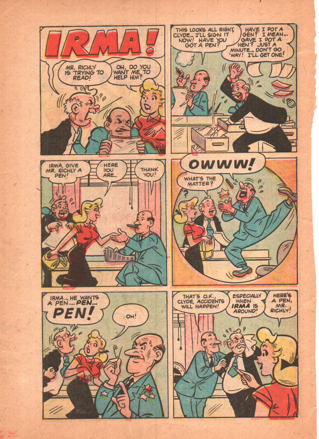Read online My Friend Irma comic -  Issue #22 - 30