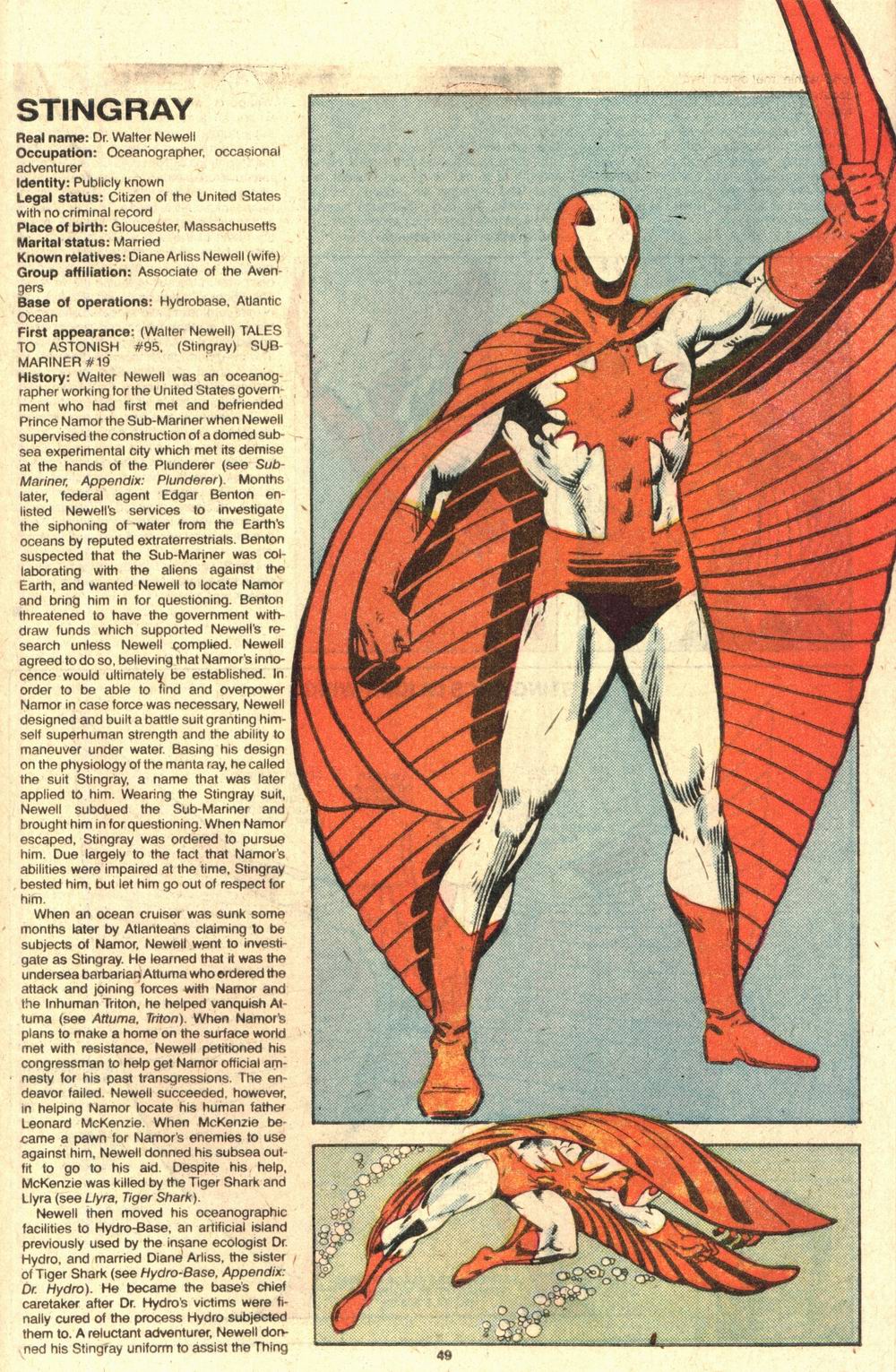 Read online The Official Handbook of the Marvel Universe Deluxe Edition comic -  Issue #12 - 51