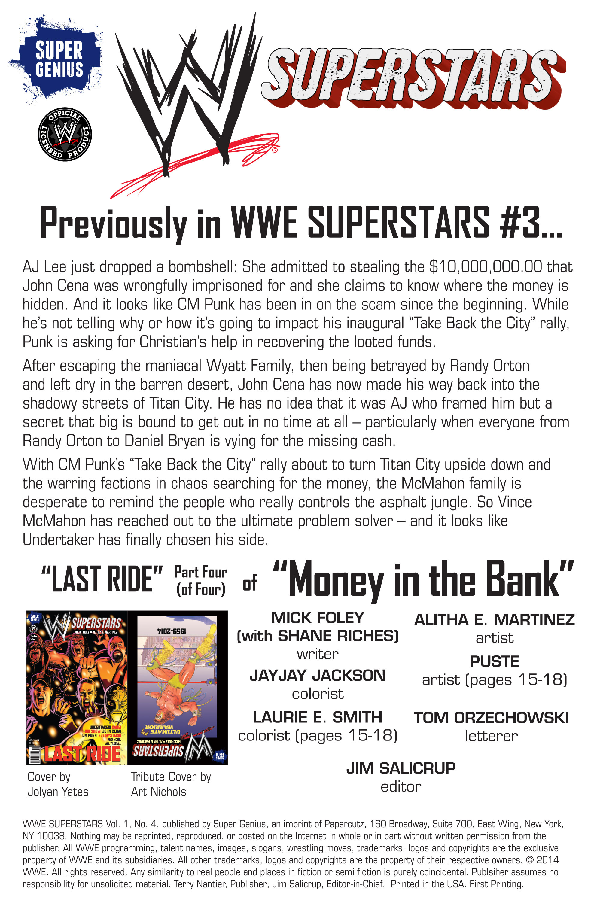 Read online WWE Superstars comic -  Issue #4 - 2