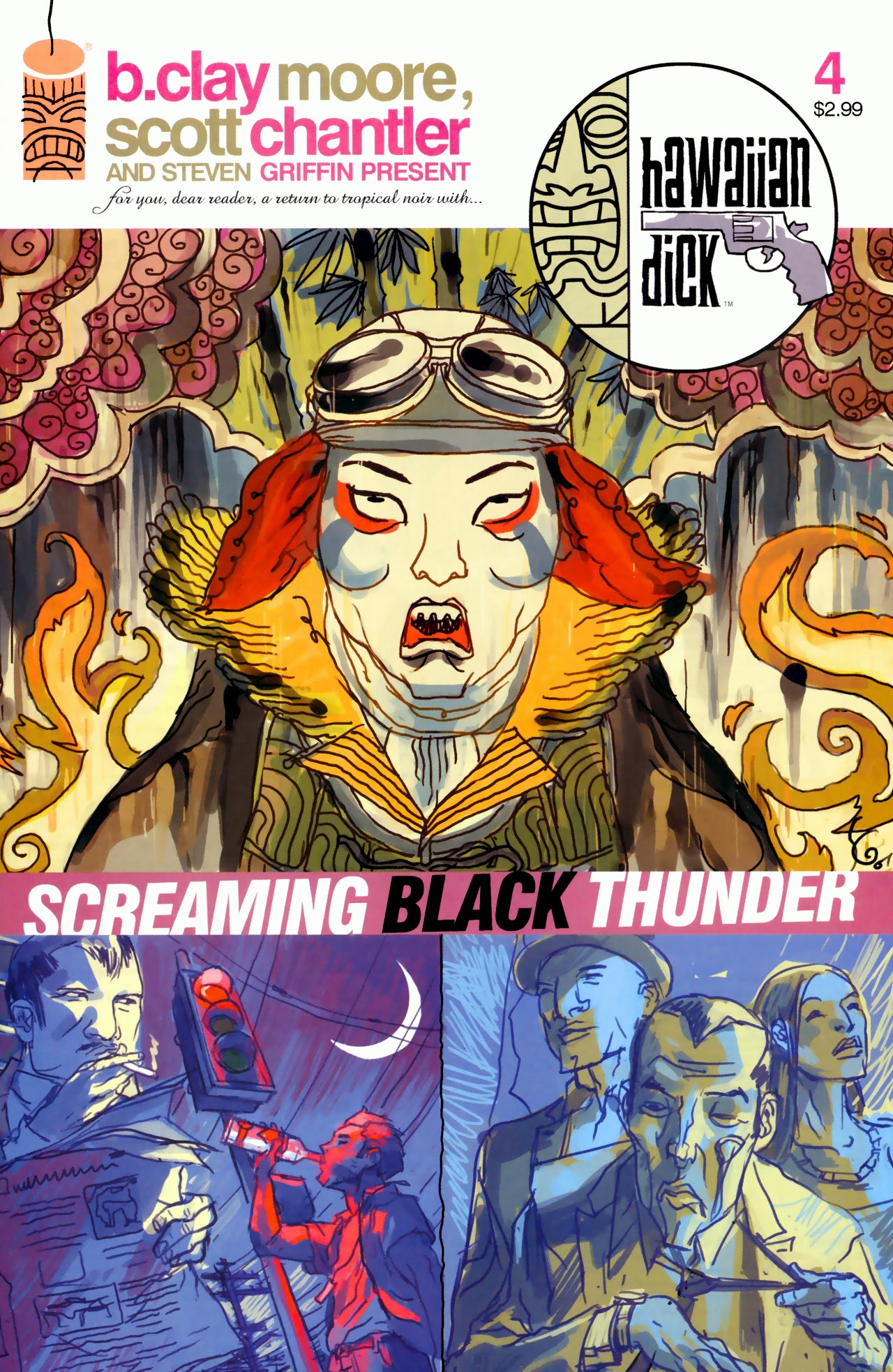 Read online Hawaiian Dick: Screaming Black Thunder comic -  Issue #4 - 1