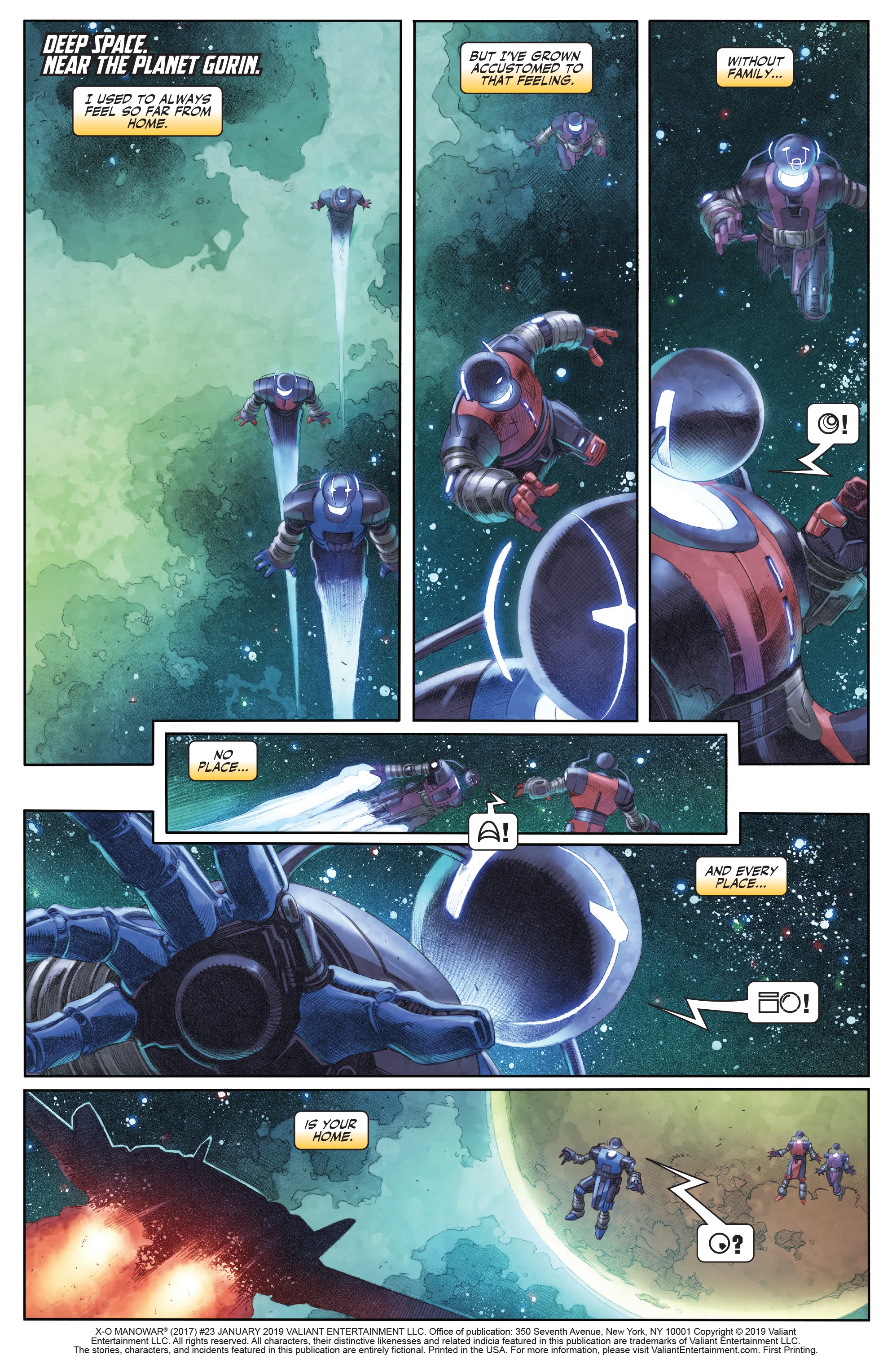 Read online X-O Manowar (2017) comic -  Issue #23 - 2