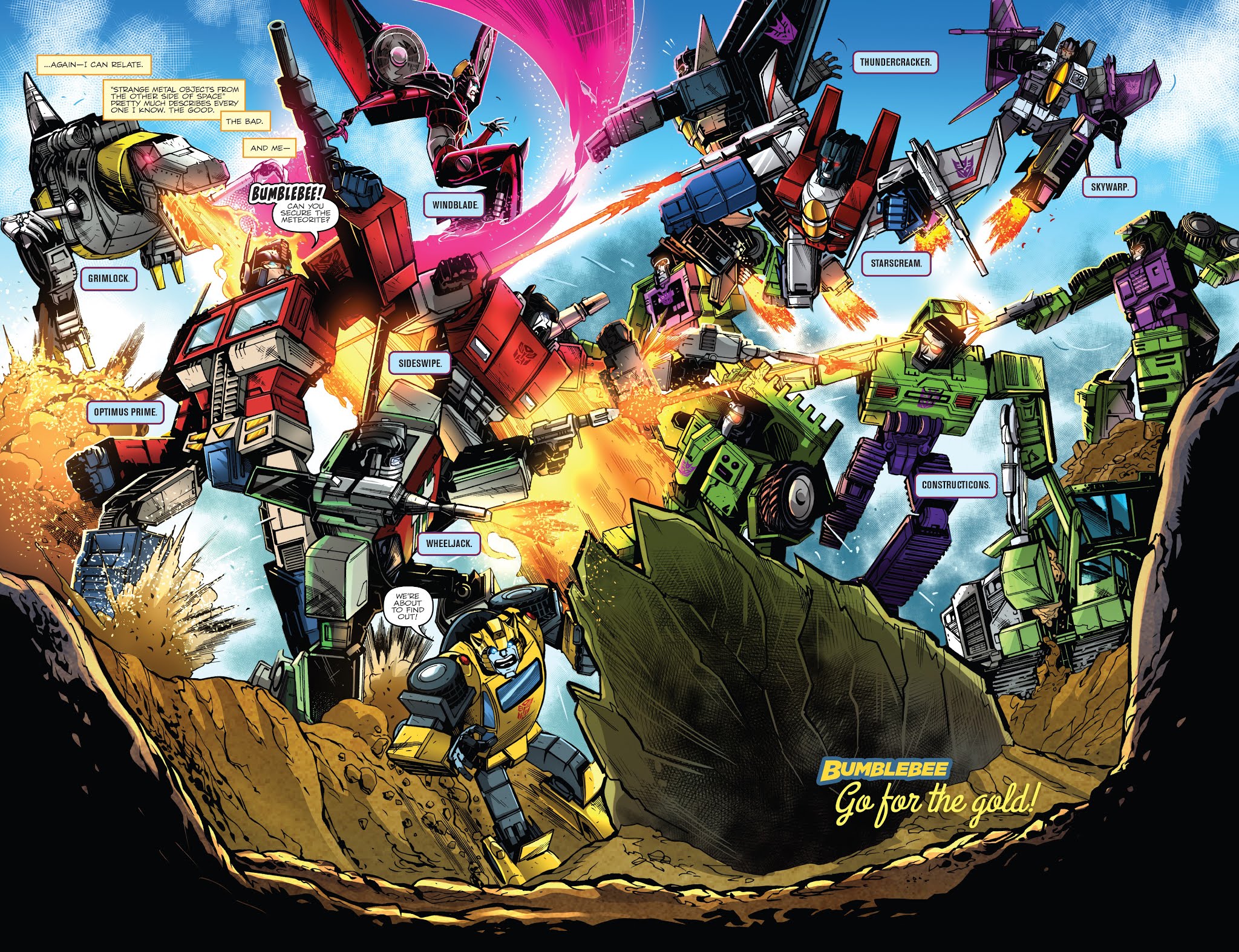 Read online Transformers: Bumblebee-Go For the Gold comic -  Issue # Full - 4