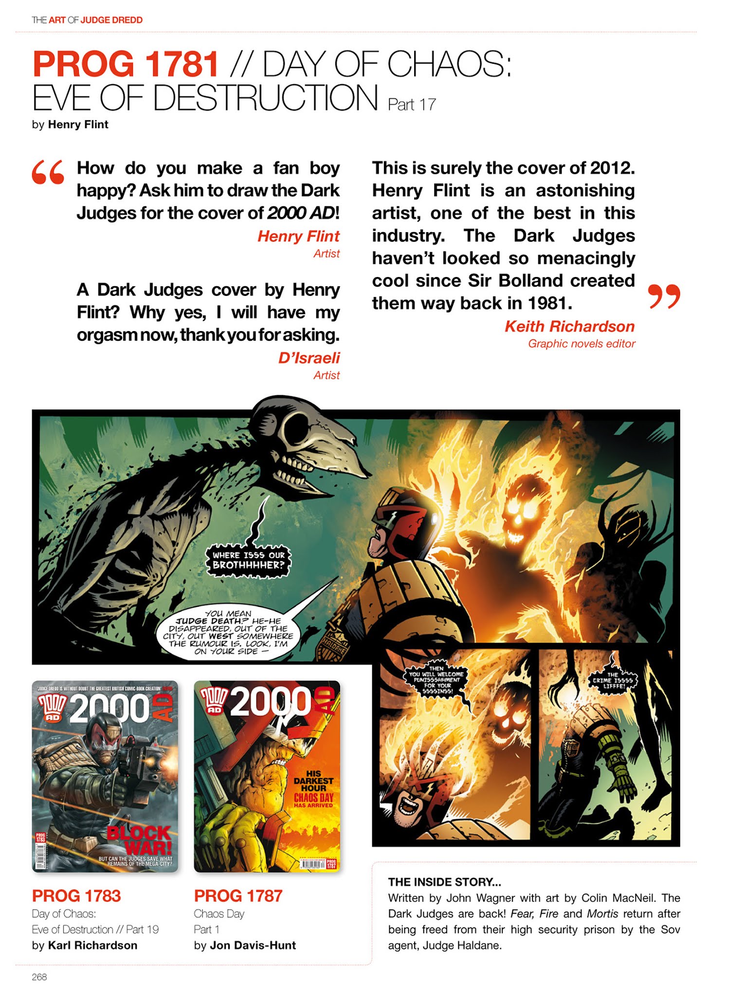 Read online The Art of Judge Dredd: Featuring 35 Years of Zarjaz Covers comic -  Issue # TPB (Part 3) - 85