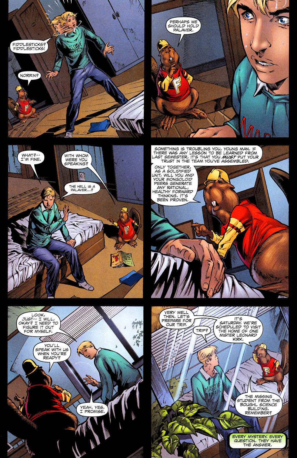 Read online Freshmen II: Fundamentals of Fear comic -  Issue #2 - 7