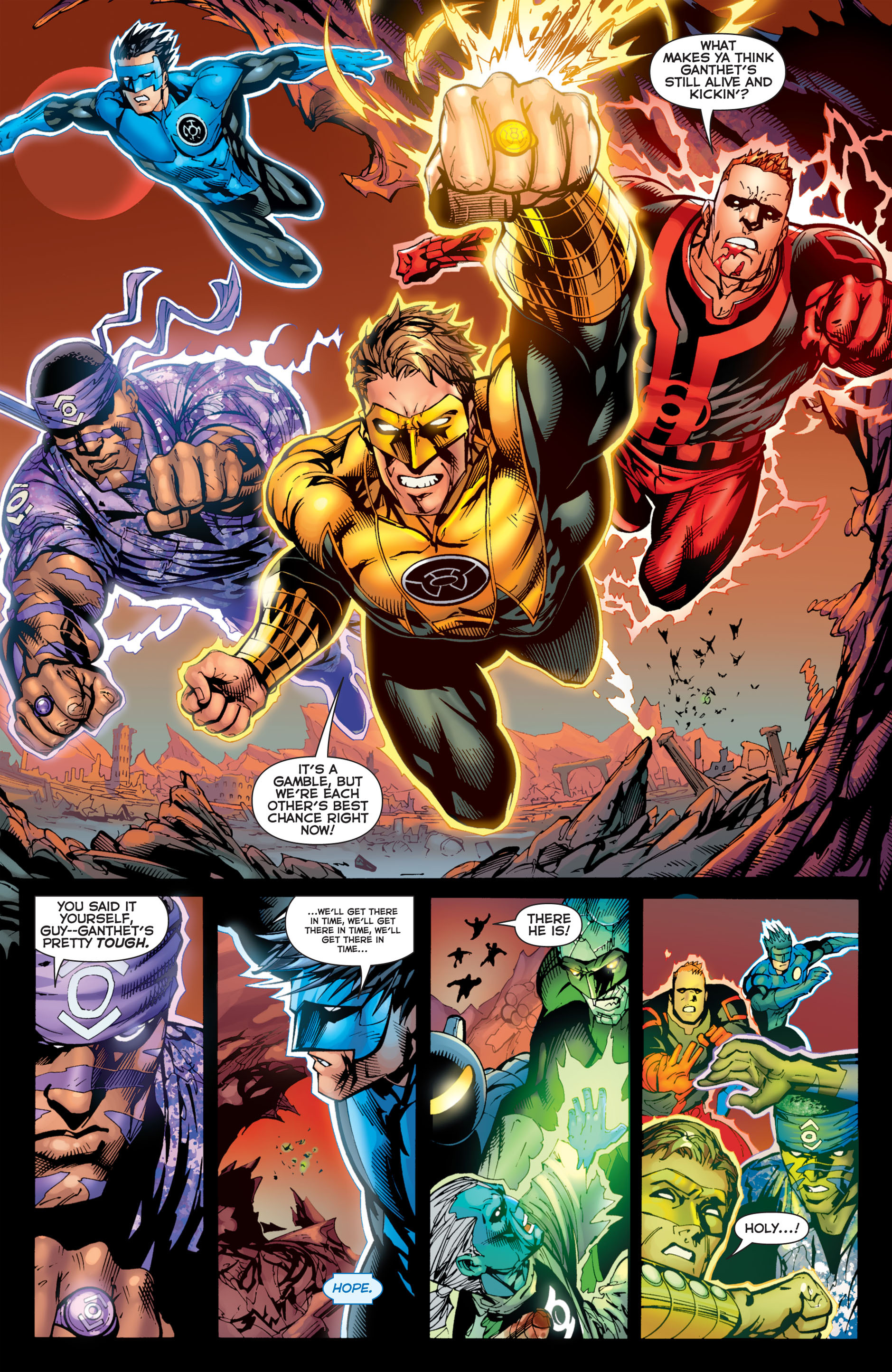 Read online Green Lantern: War of the Green Lanterns (2011) comic -  Issue # TPB - 123