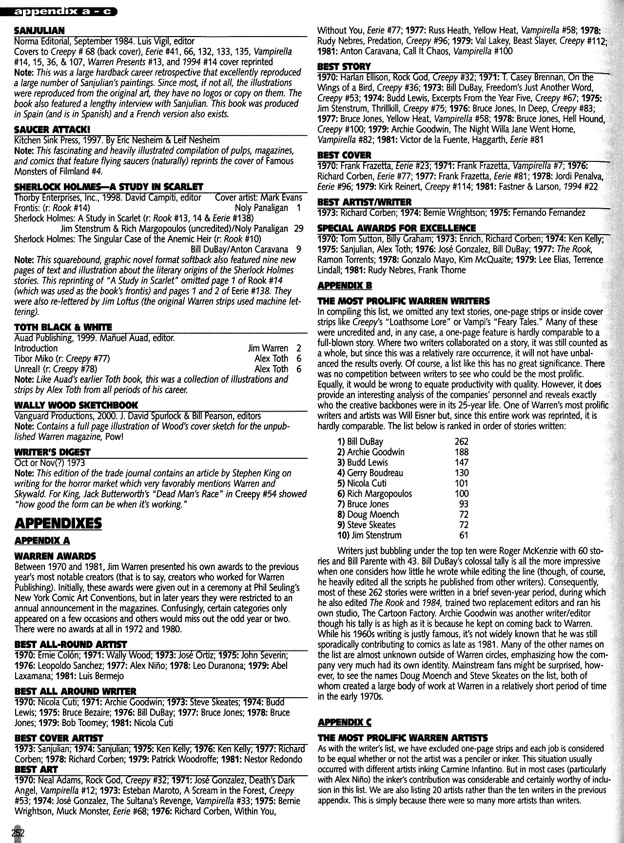 Read online Warren Companion comic -  Issue # TPB (Part 3) - 53