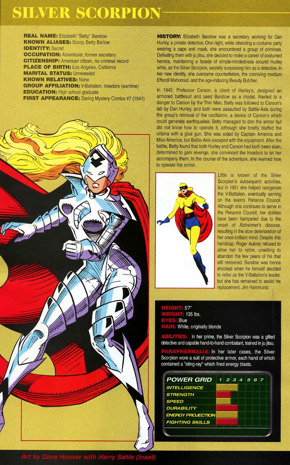 The Official Handbook of the Marvel Universe: Golden Age issue Full - Page 34
