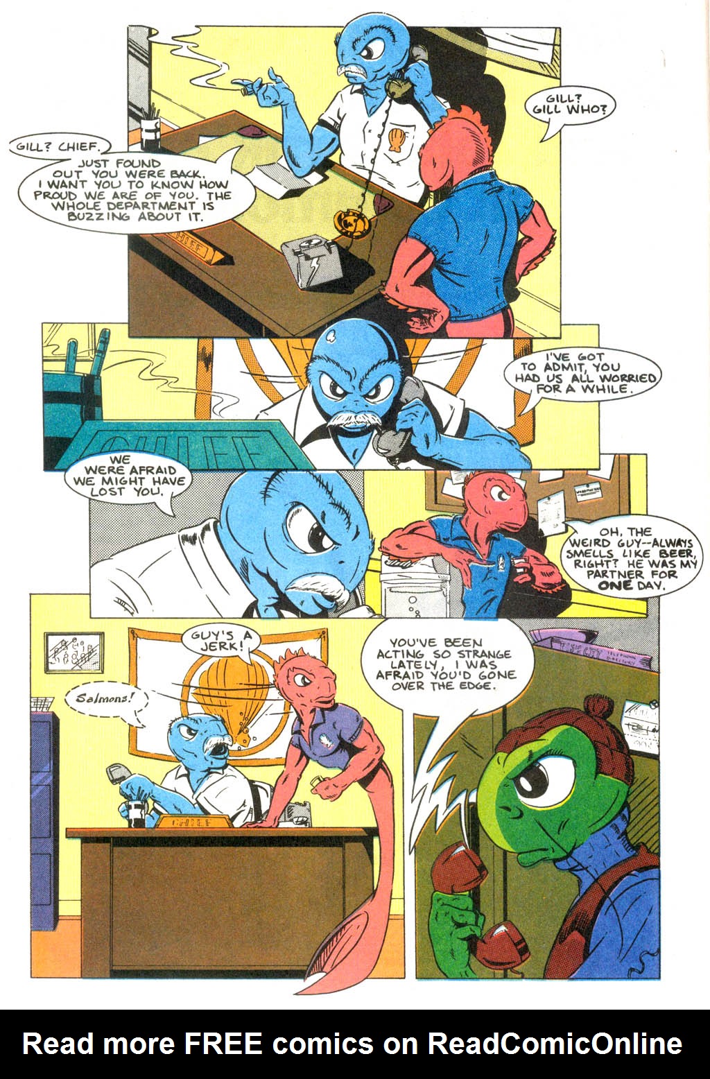 Read online Fish Police comic -  Issue #5 - 7