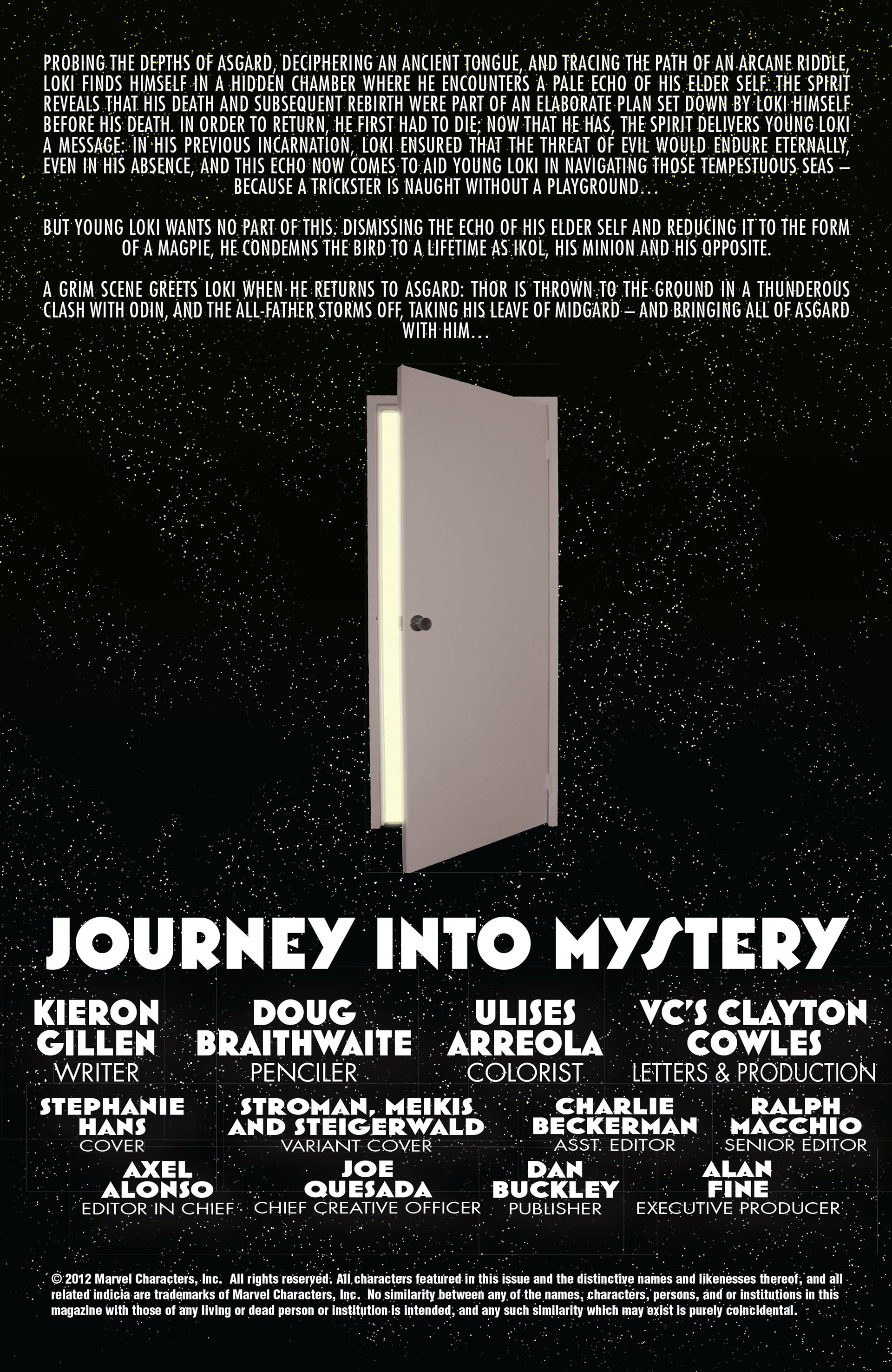 Read online Journey into Mystery (2011) comic -  Issue #623 - 2
