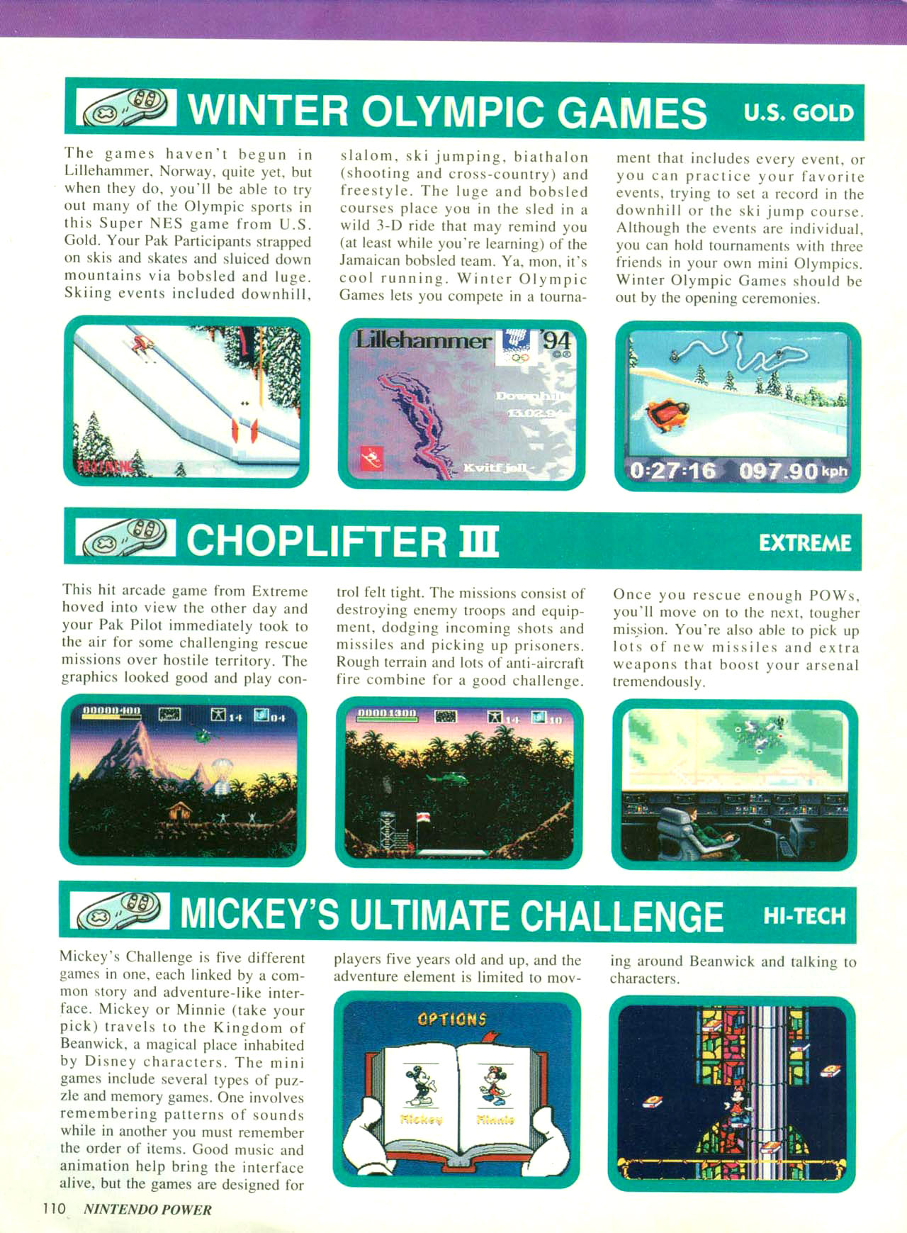 Read online Nintendo Power comic -  Issue #55 - 121