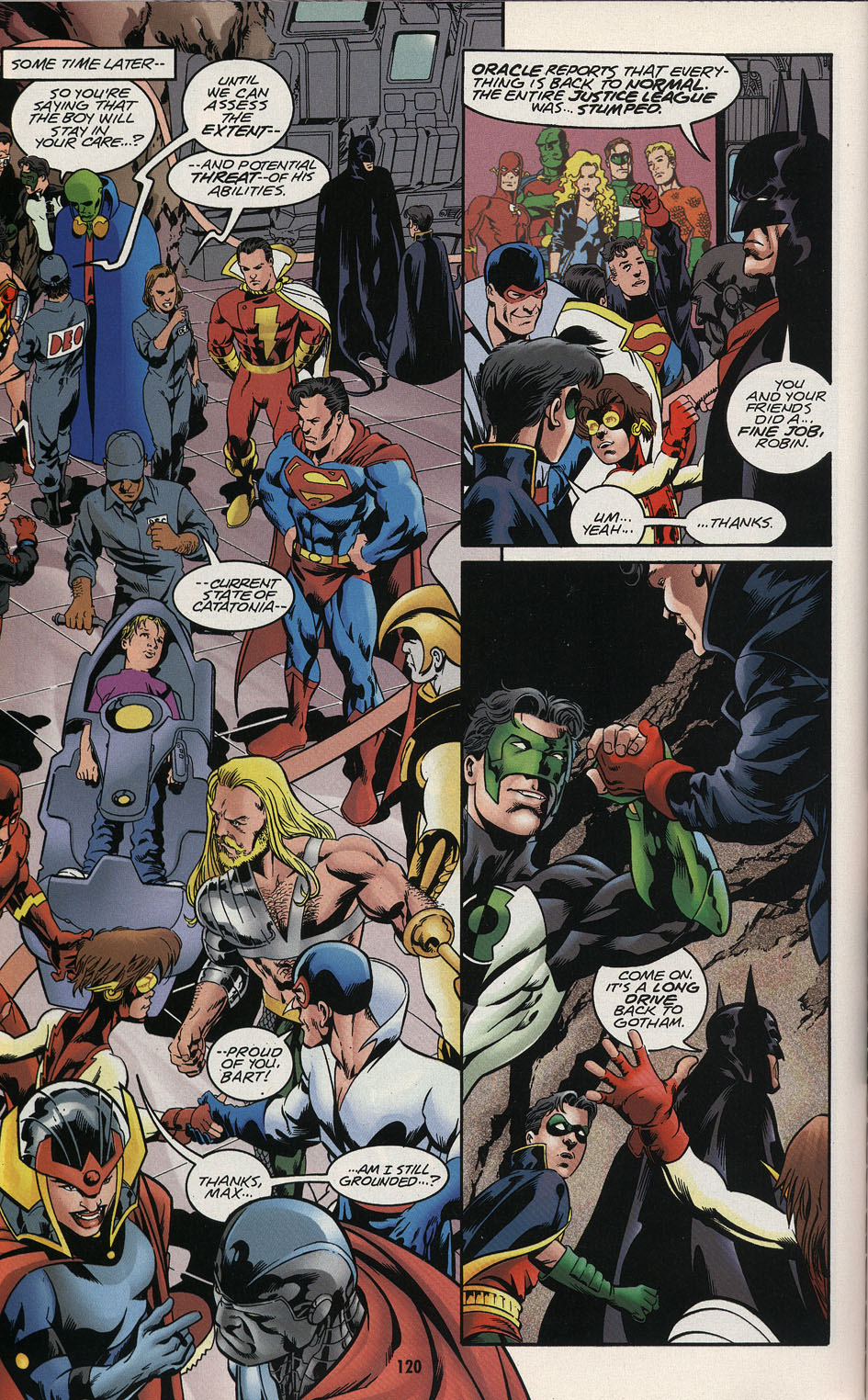 Read online JLA: World Without Grown-Ups comic -  Issue #1 - 96
