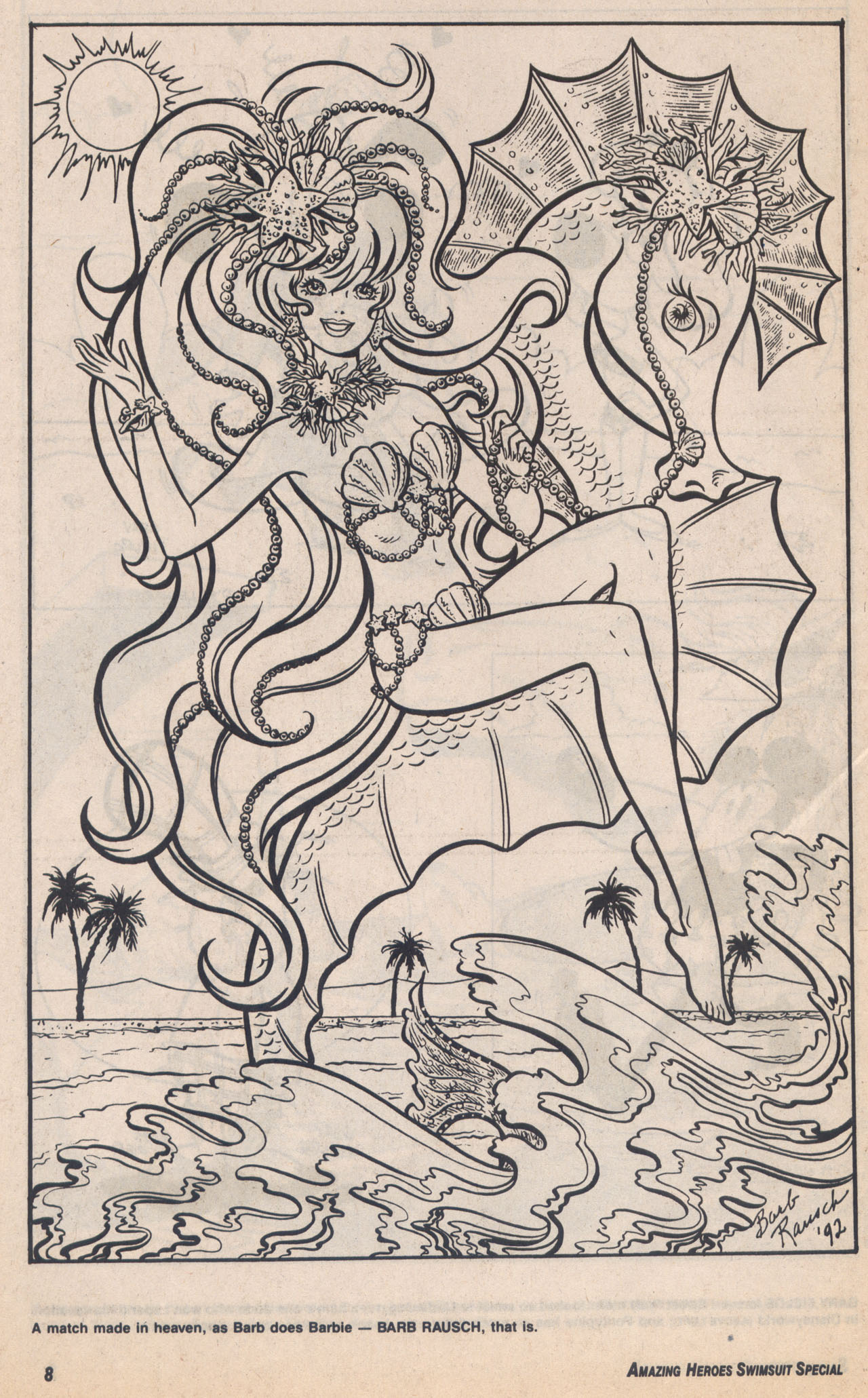 Read online Amazing Heroes Swimsuit Special comic -  Issue # TPB 3 - 8