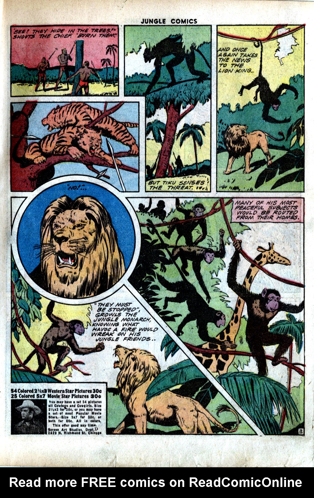 Read online Jungle Comics comic -  Issue #49 - 17