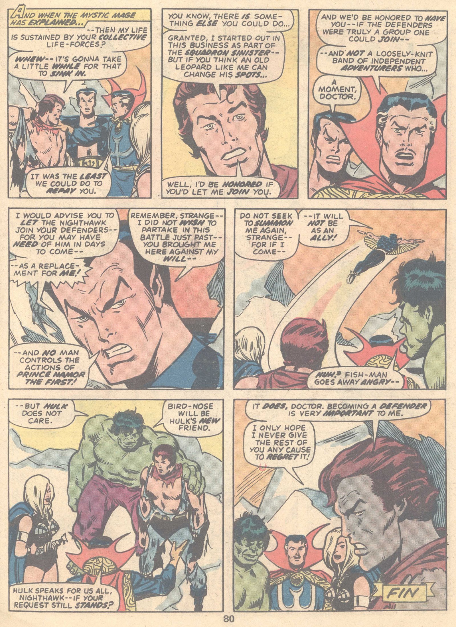 Read online Marvel Treasury Edition comic -  Issue #16 - 80