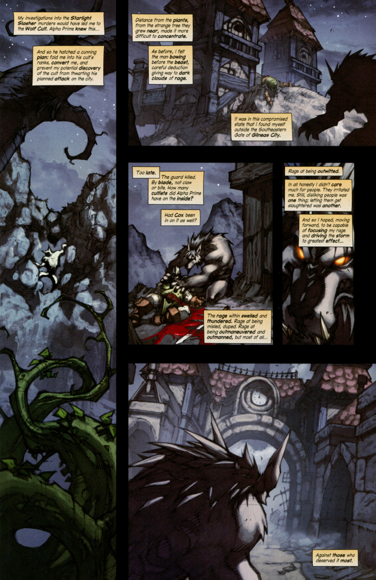 Read online World of Warcraft: Curse of the Worgen comic -  Issue #4 - 3