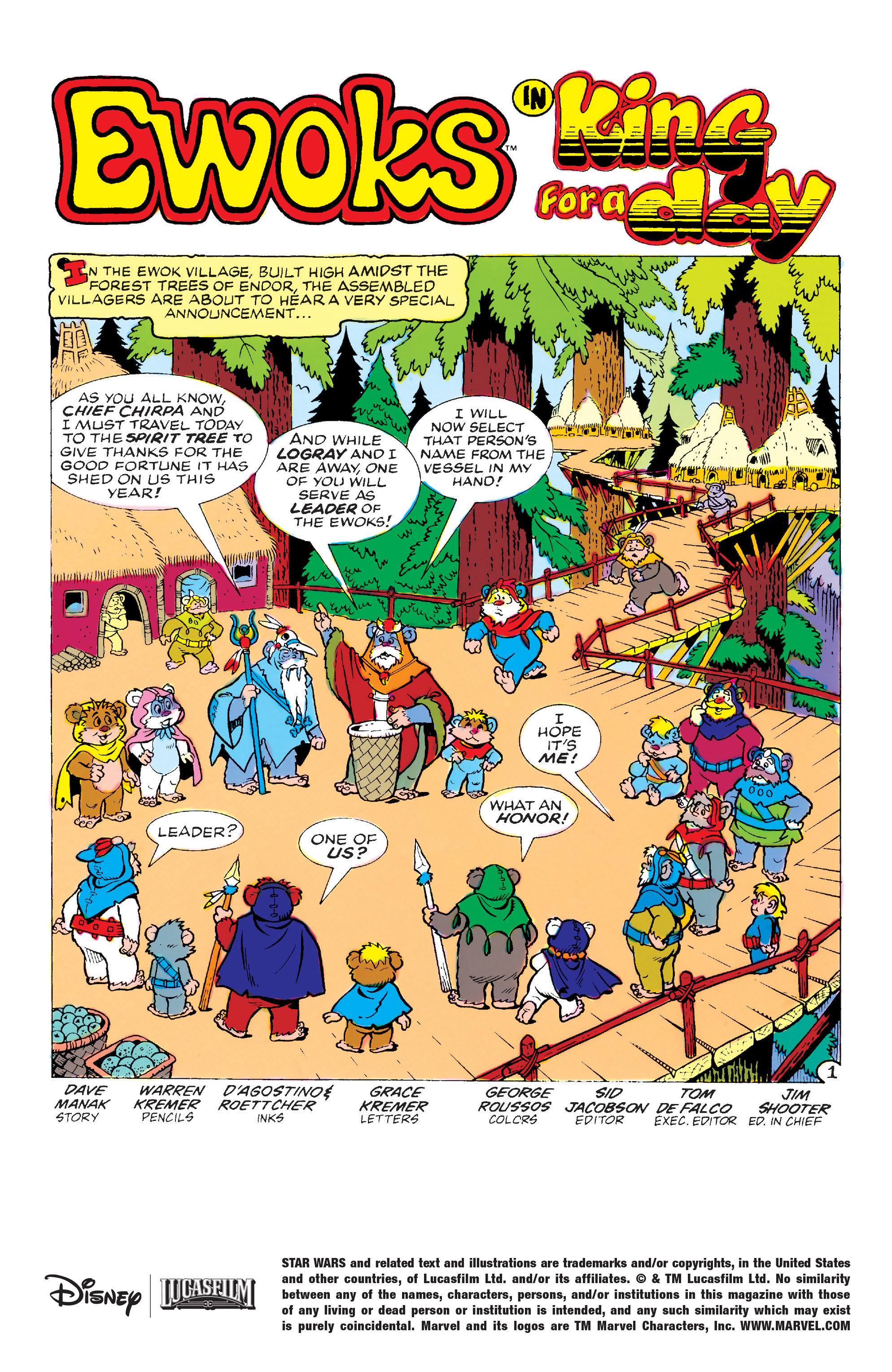 Read online Ewoks comic -  Issue #14 - 2