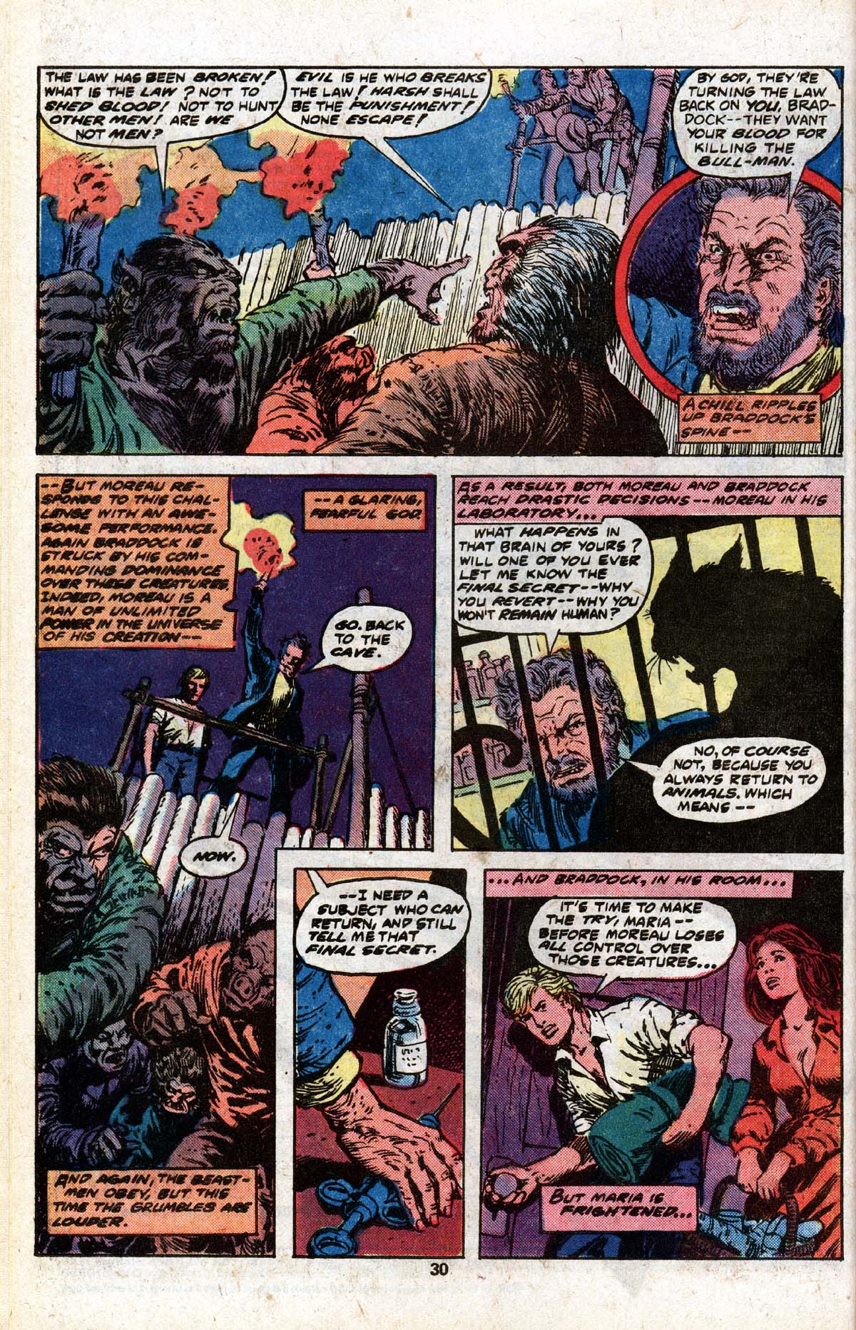 Read online The Island of Dr. Moreau (1977) comic -  Issue # Full - 24